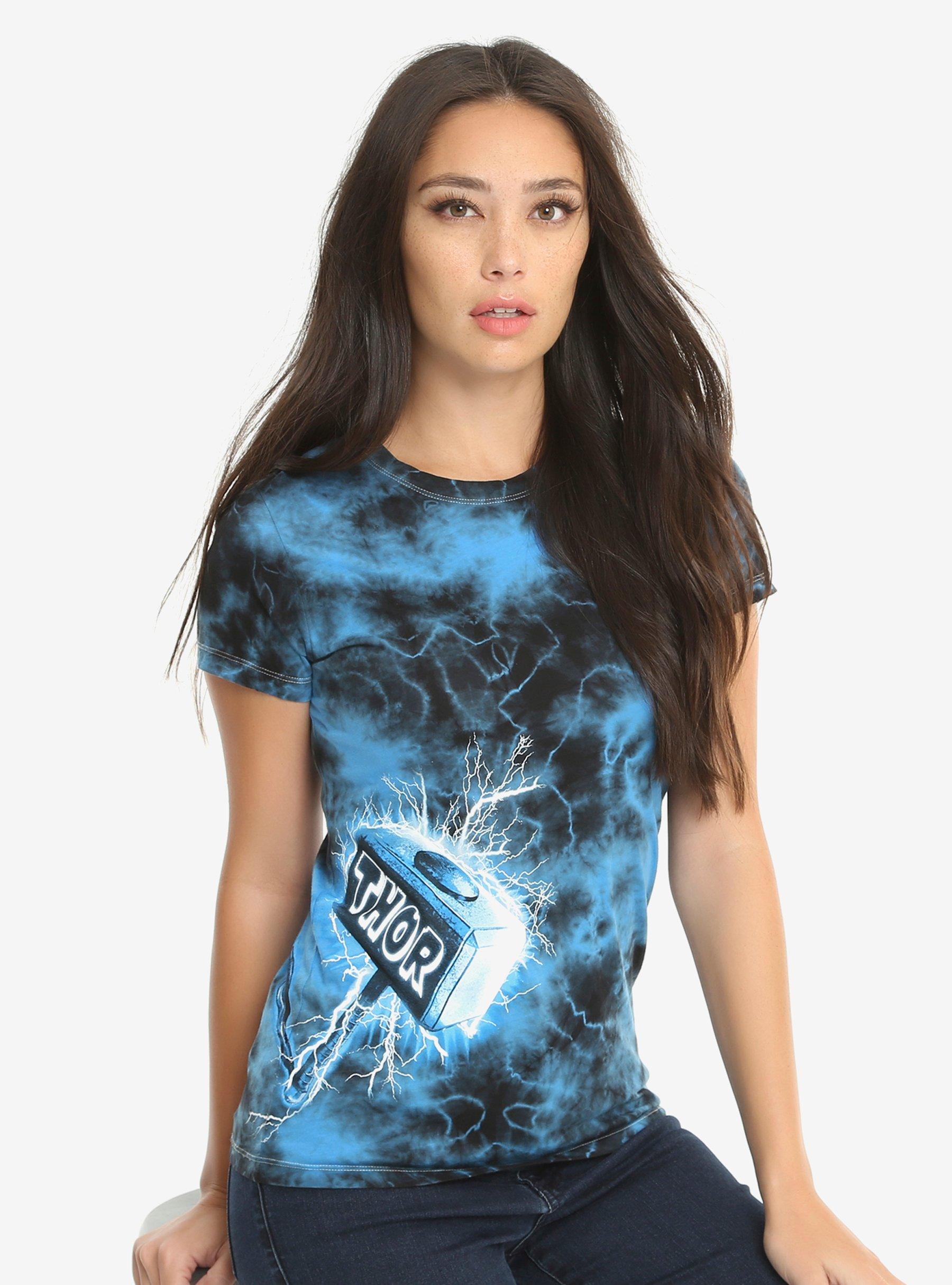 Marvel Thor Mjölnir Tie Dye T-Shirt, MULTI, hi-res