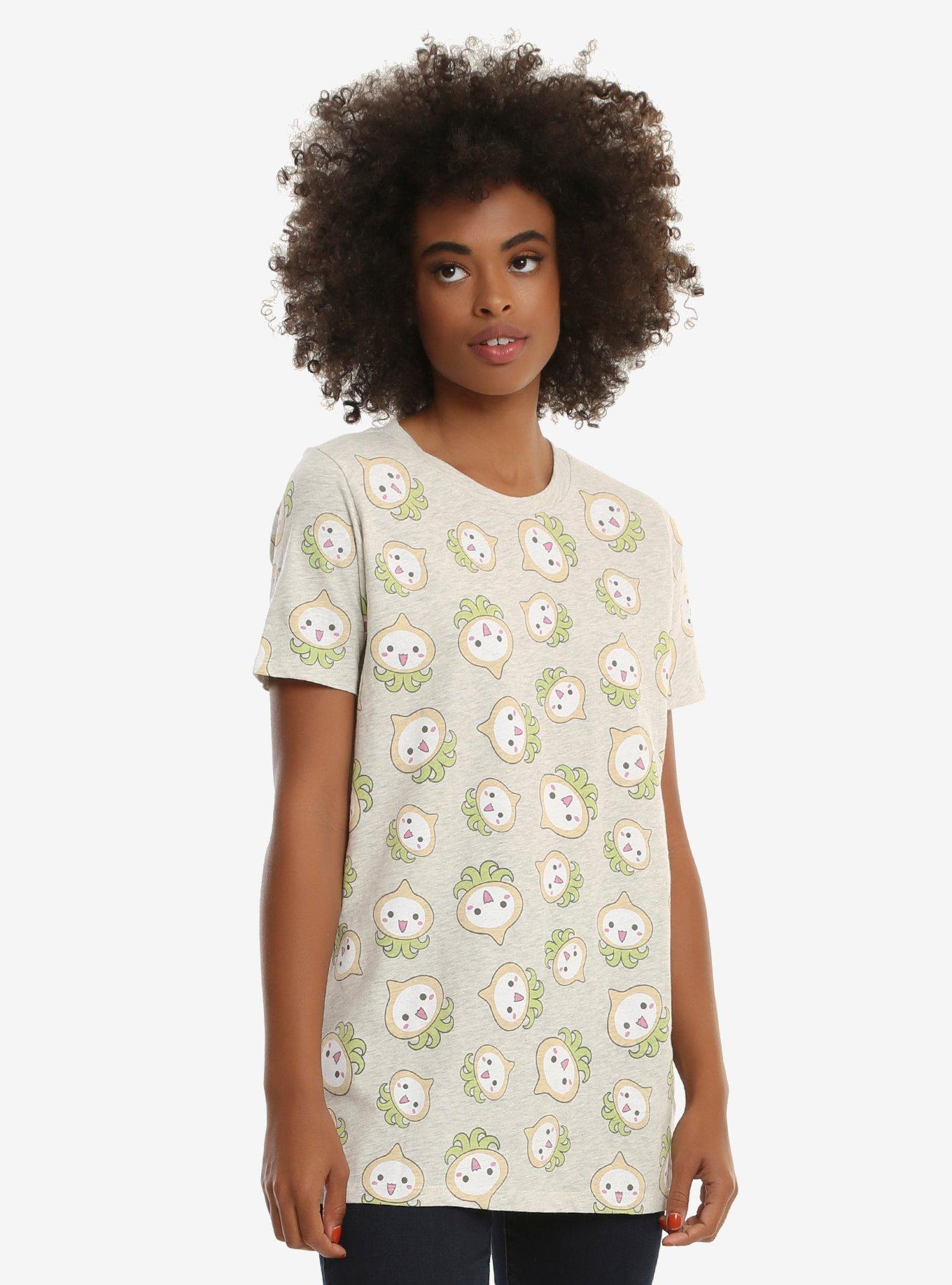 Overwatch Pachimari Allover Print Womens Tee, WHITE, hi-res