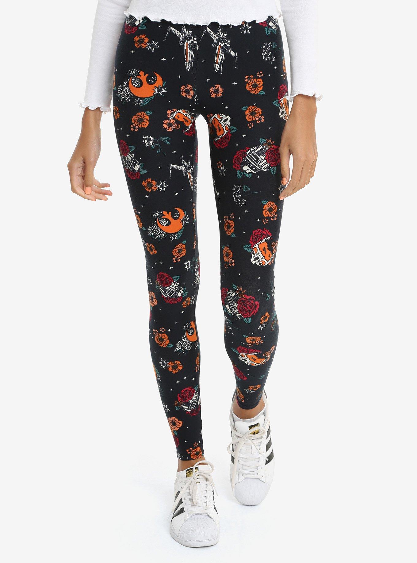 Star Wars Floral Rebel Leggings, MULTI, hi-res