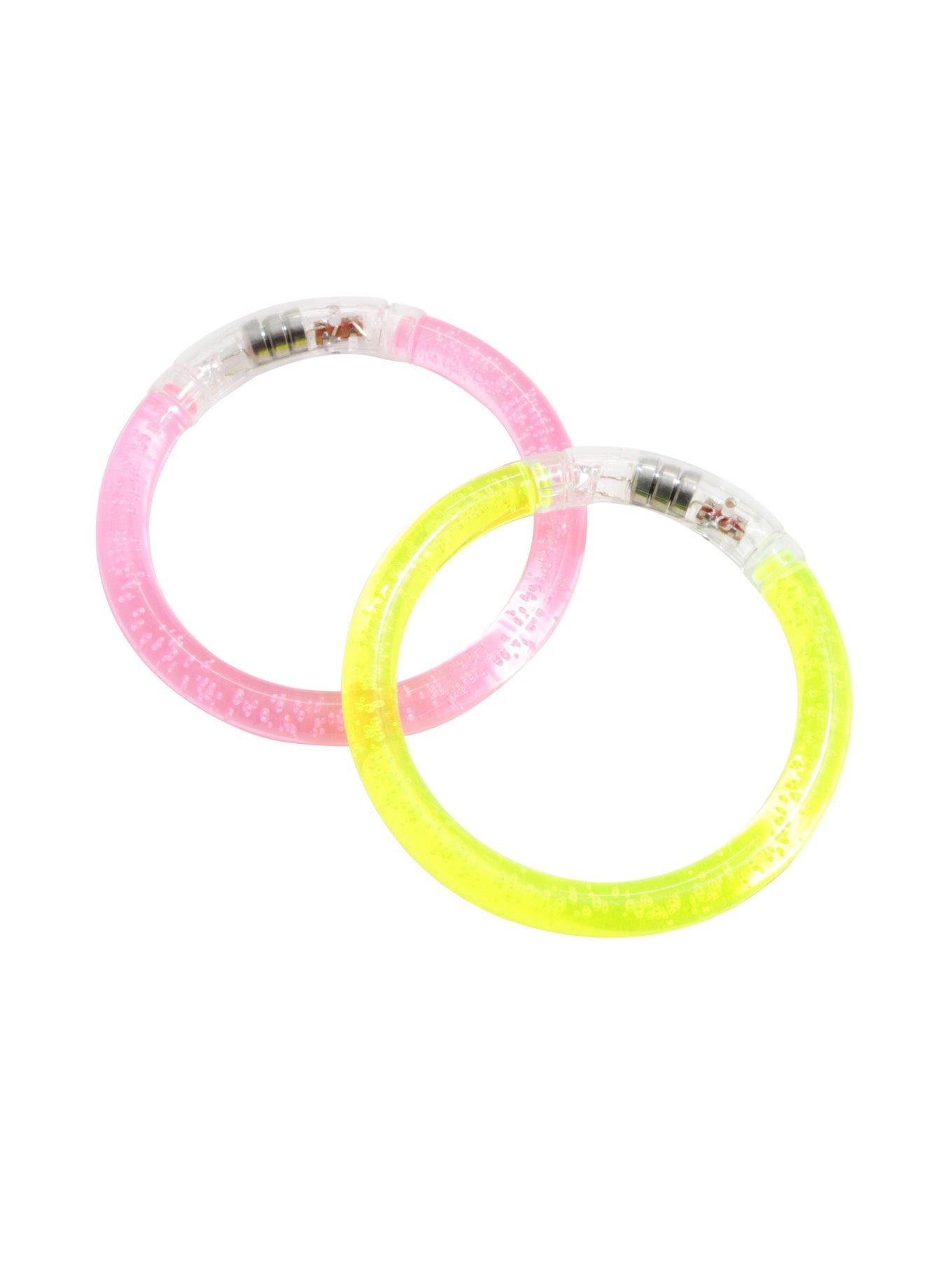 Blinking LED Neon Bracelet Set, , hi-res