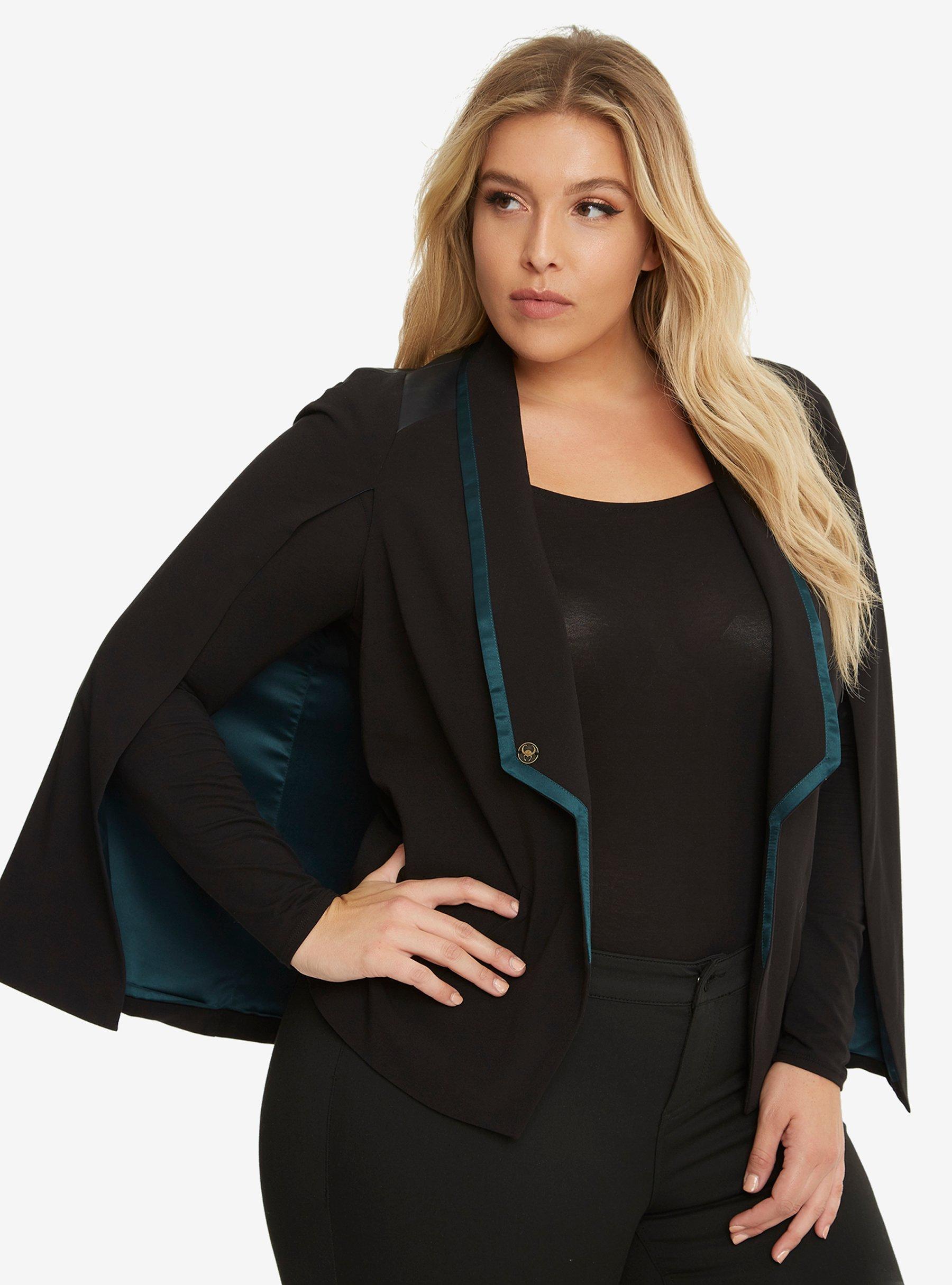 Marvel Loki Cape Blazer Plus Size, BLACK, hi-res