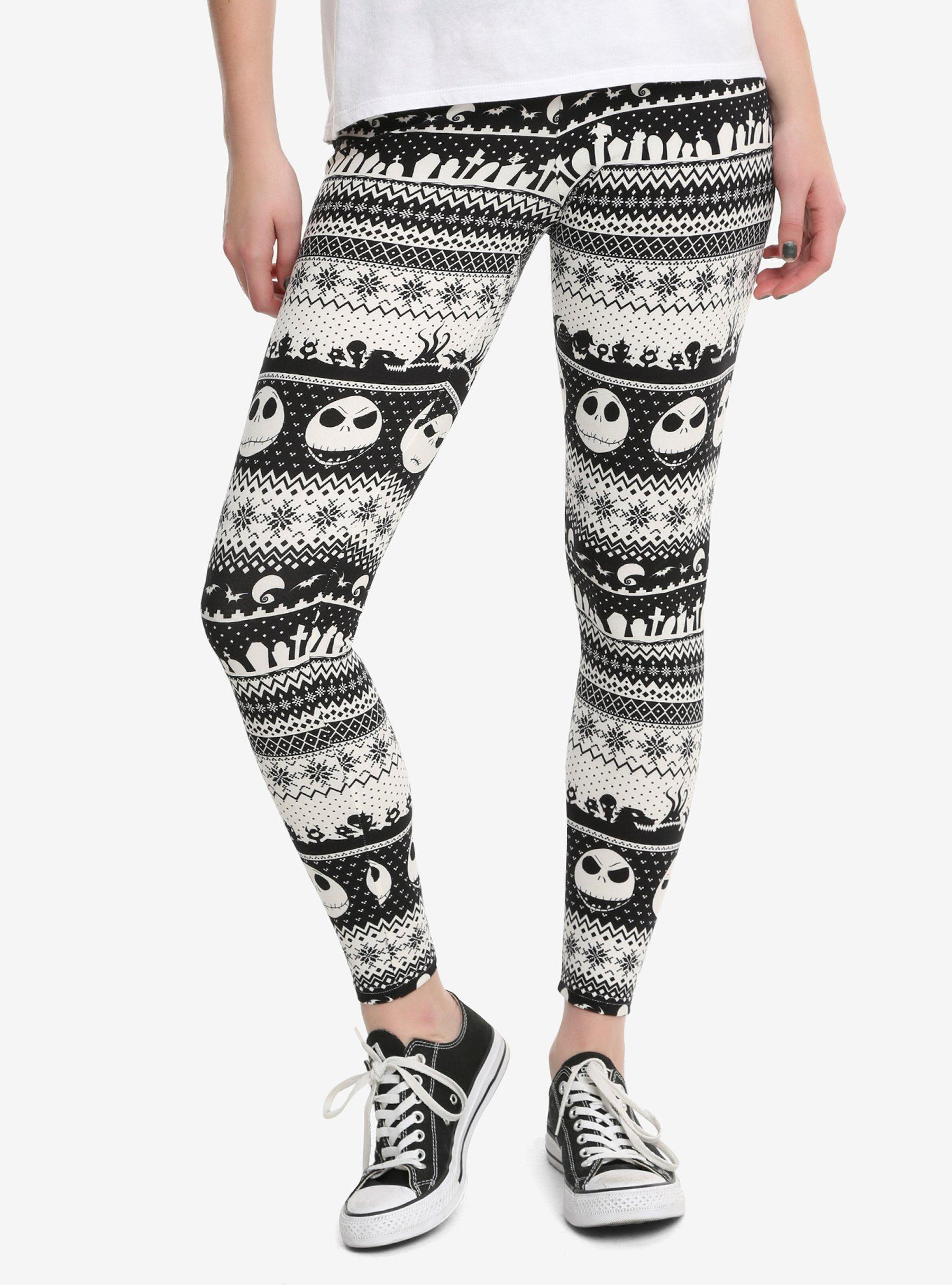 Hot Topic Harry Potter Icon Holiday Fair Isle Leggings