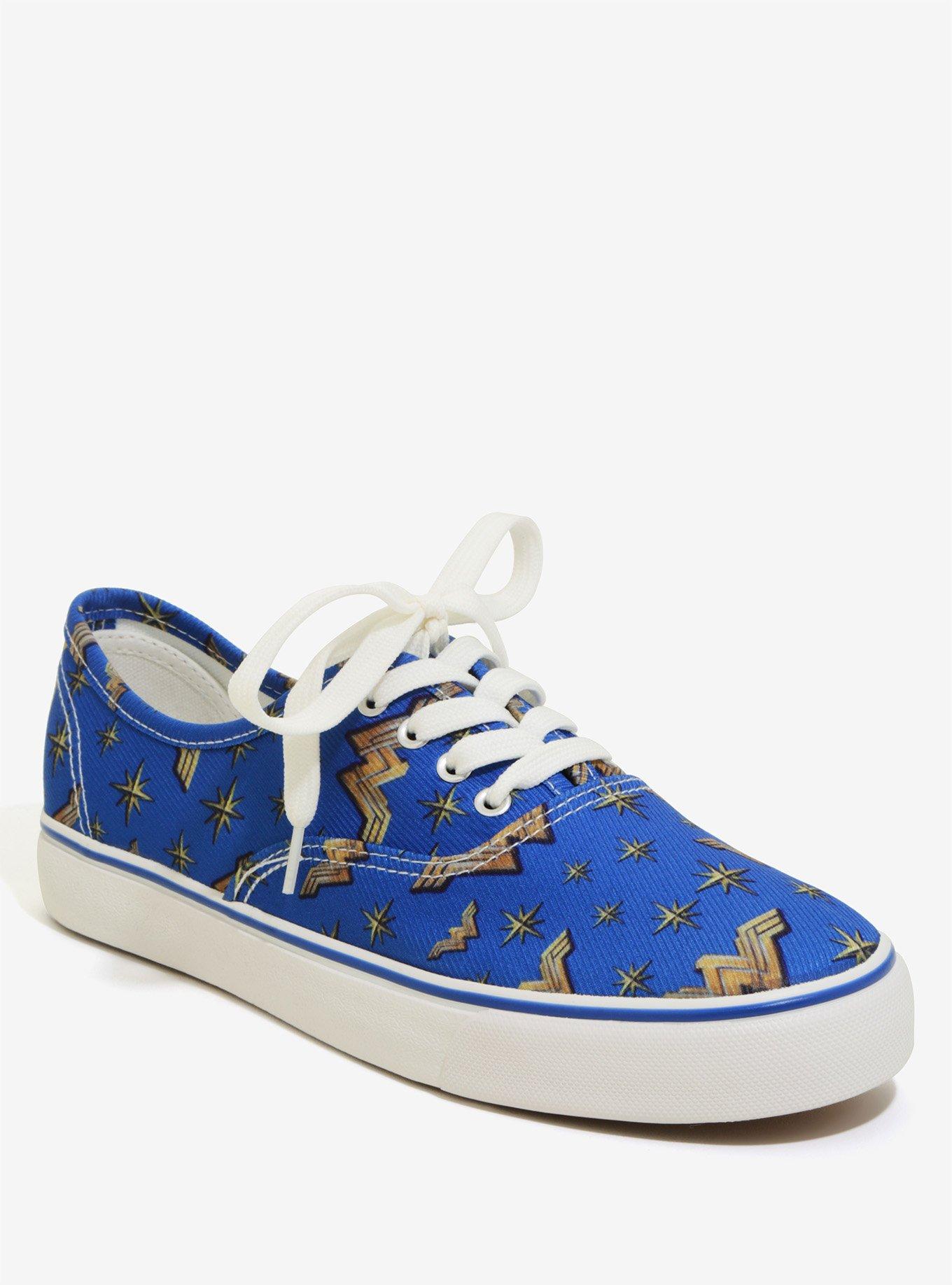 DC Comics Wonder Woman Logo Sneakers, MULTI, hi-res