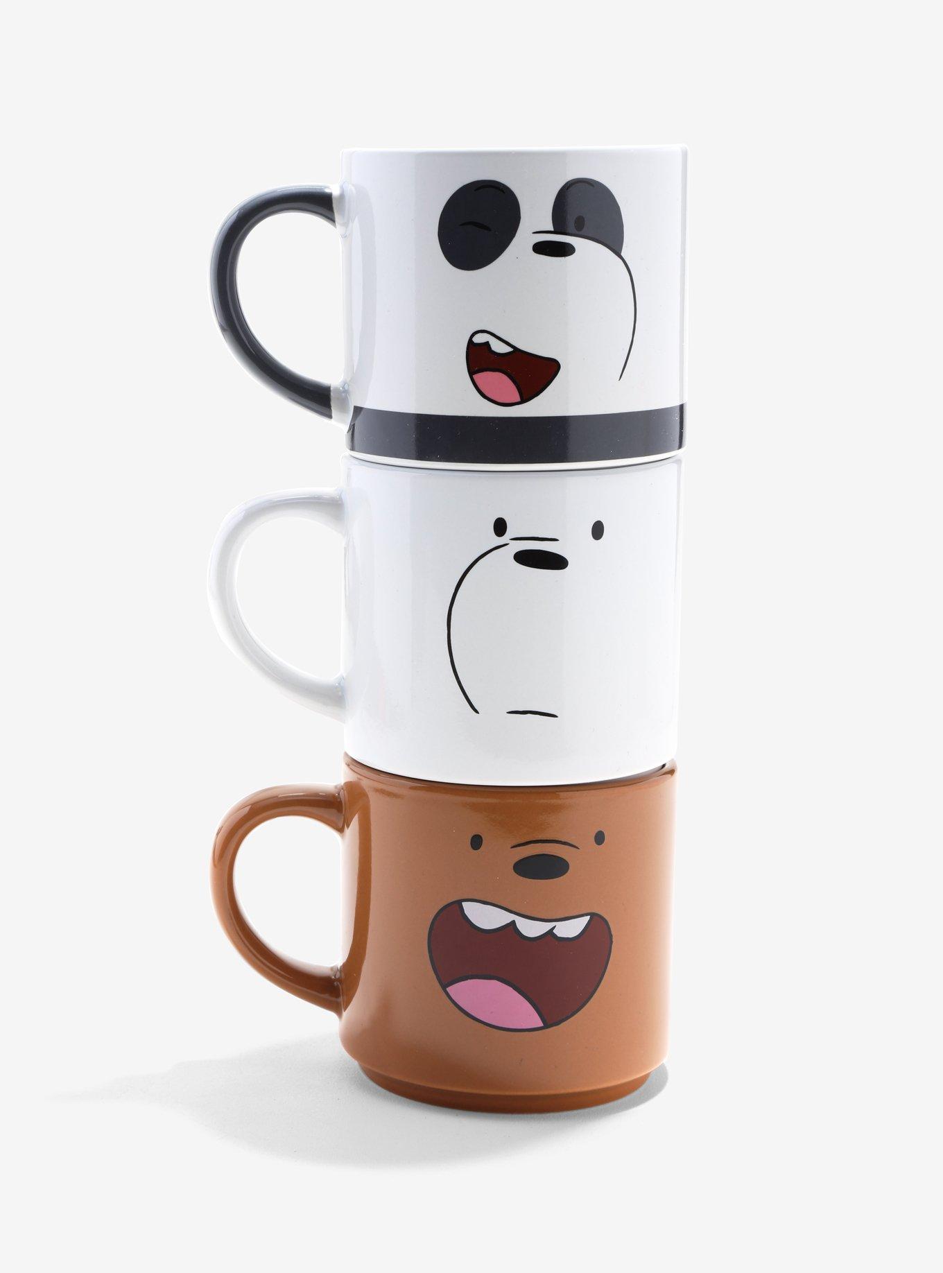 We Bare Bears Stacked Mug Set, , hi-res