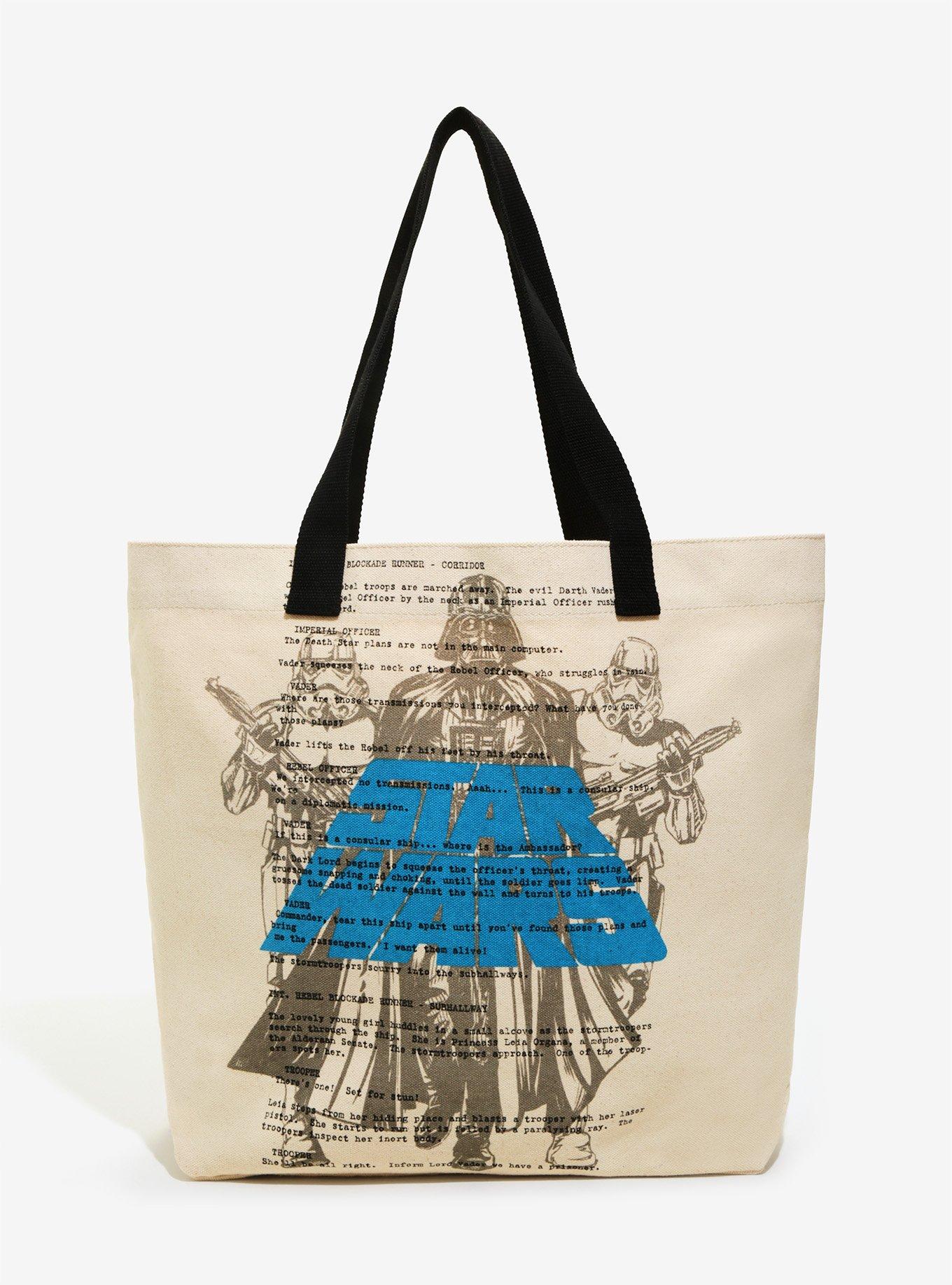 Loungefly Star Wars Darth Vader & Stormtroopers Canvas Tote - BoxLunch Exclusive, , hi-res
