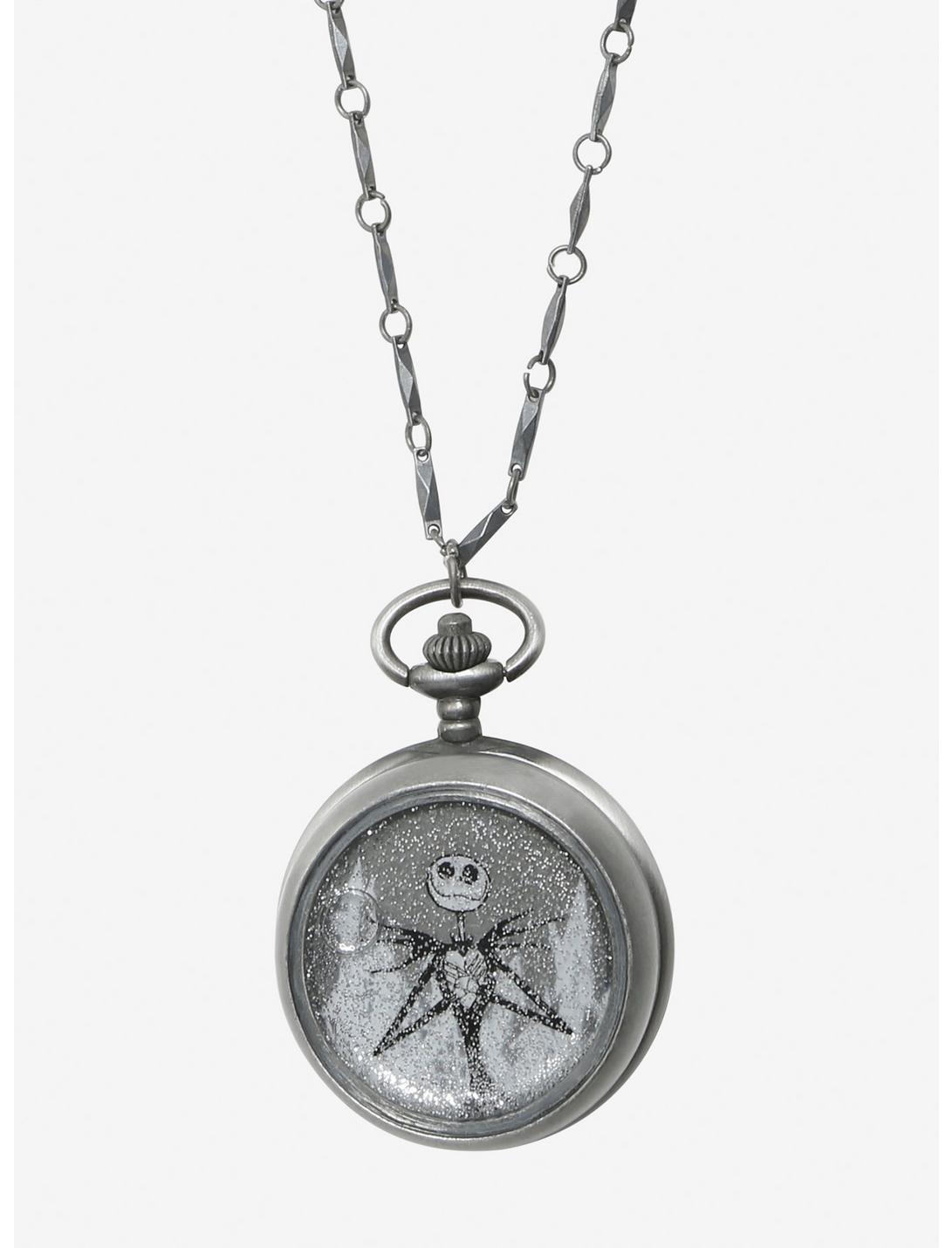 The Nightmare Before Christmas Jack Skellington Snow Globe Watch Necklace, , hi-res