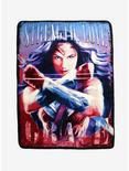 DC Comics Wonder Woman Strength Love Grace Throw Blanket, , hi-res