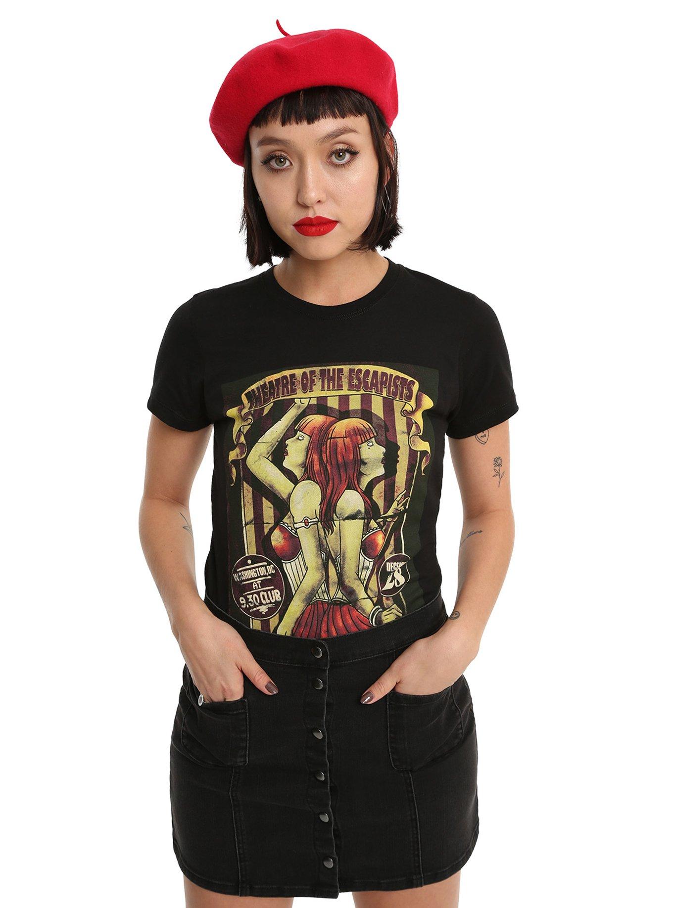 Jane's Addiction Theatre Of The Escapists Girls T-Shirt, BLACK, hi-res