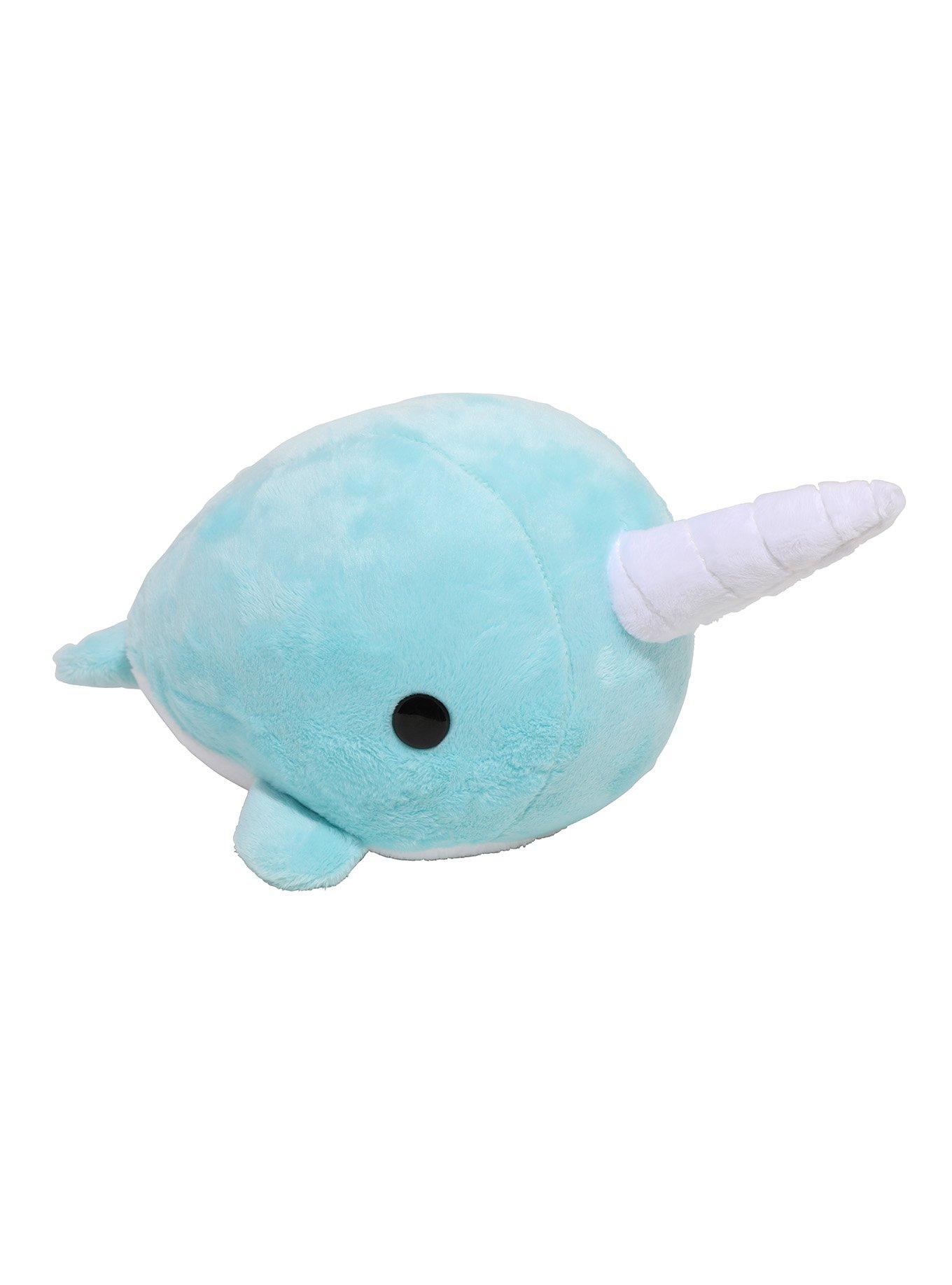 Bellzi Teal Narzzi The Narwhal Plush, , hi-res