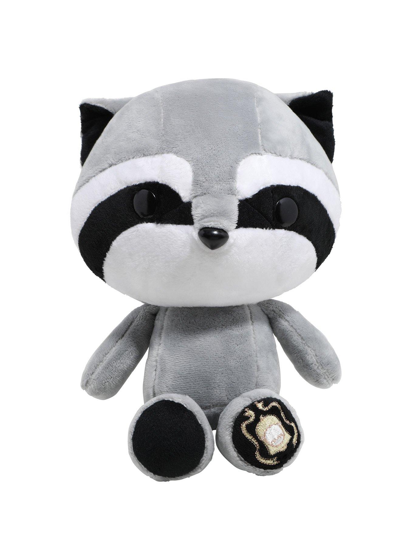 Bellzi Black And Grey Tanuki The Raccoon Plush, , hi-res