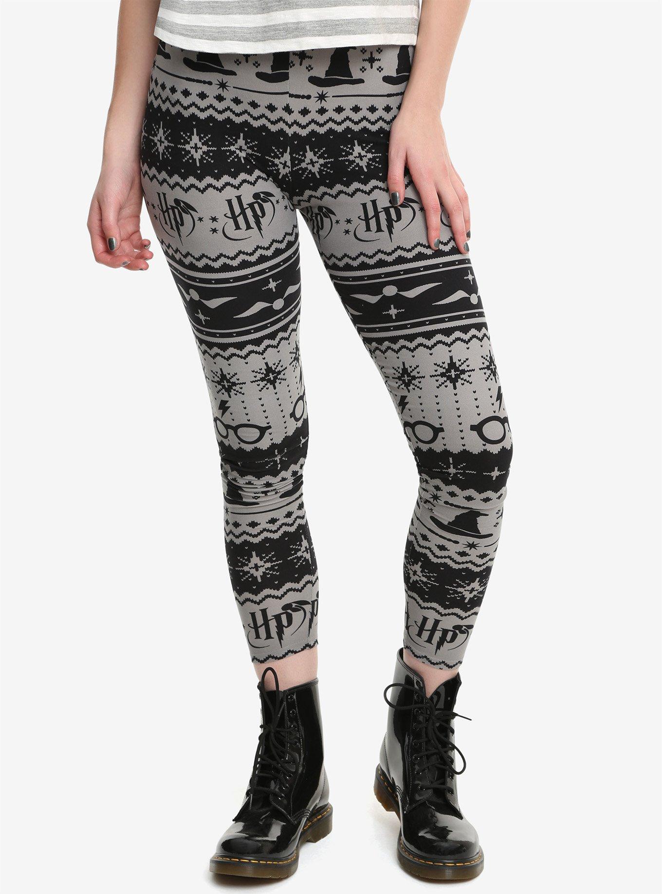 Harry Potter Fair Isle Leggings, MULTI, hi-res