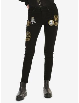 Plus Size Star Wars Patch Skinny Jeans, , hi-res