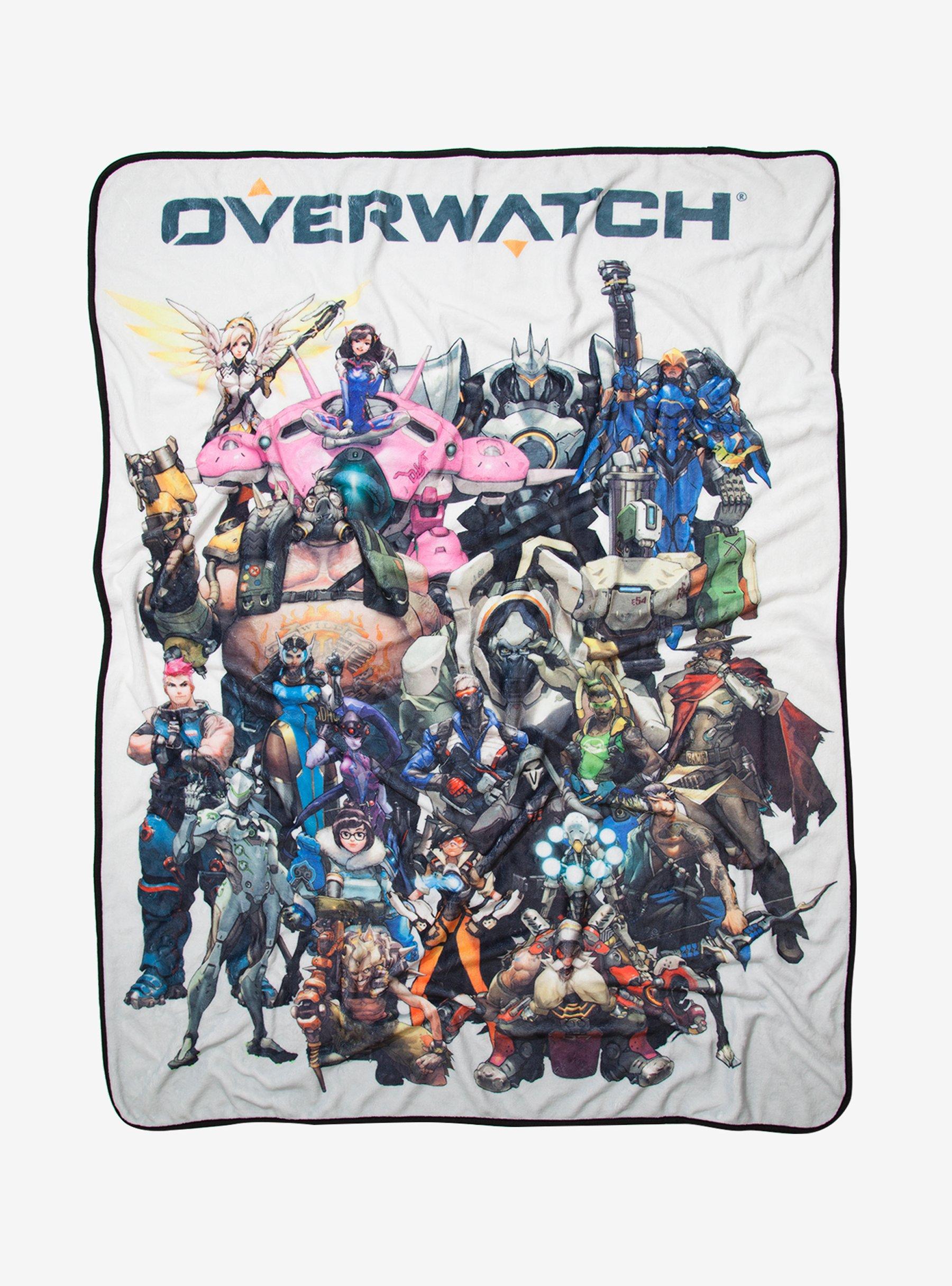 Overwatch Characters Throw Blanket, , hi-res