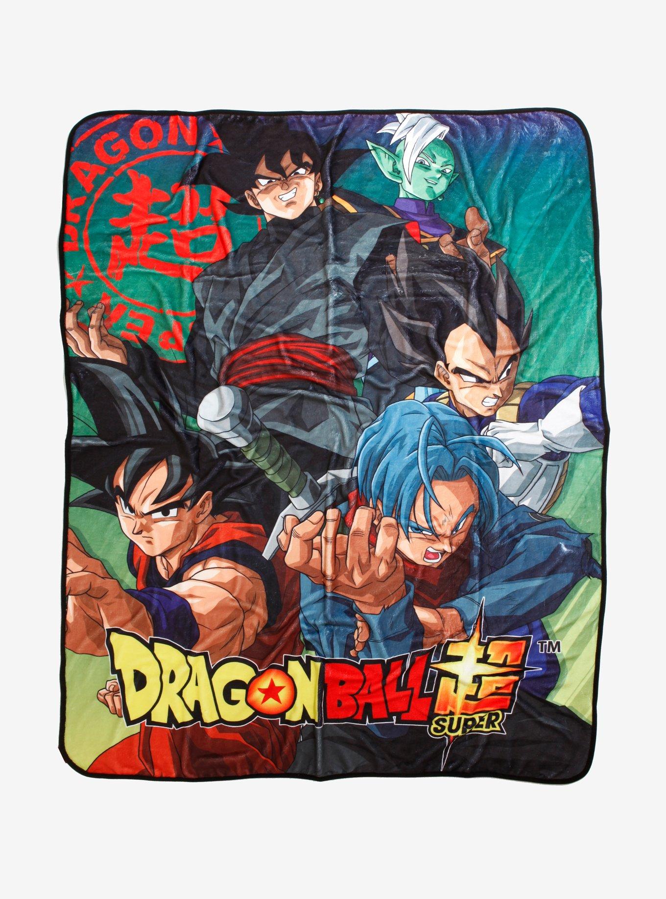 Dragon Ball Super Group Throw Blanket Hot Topic