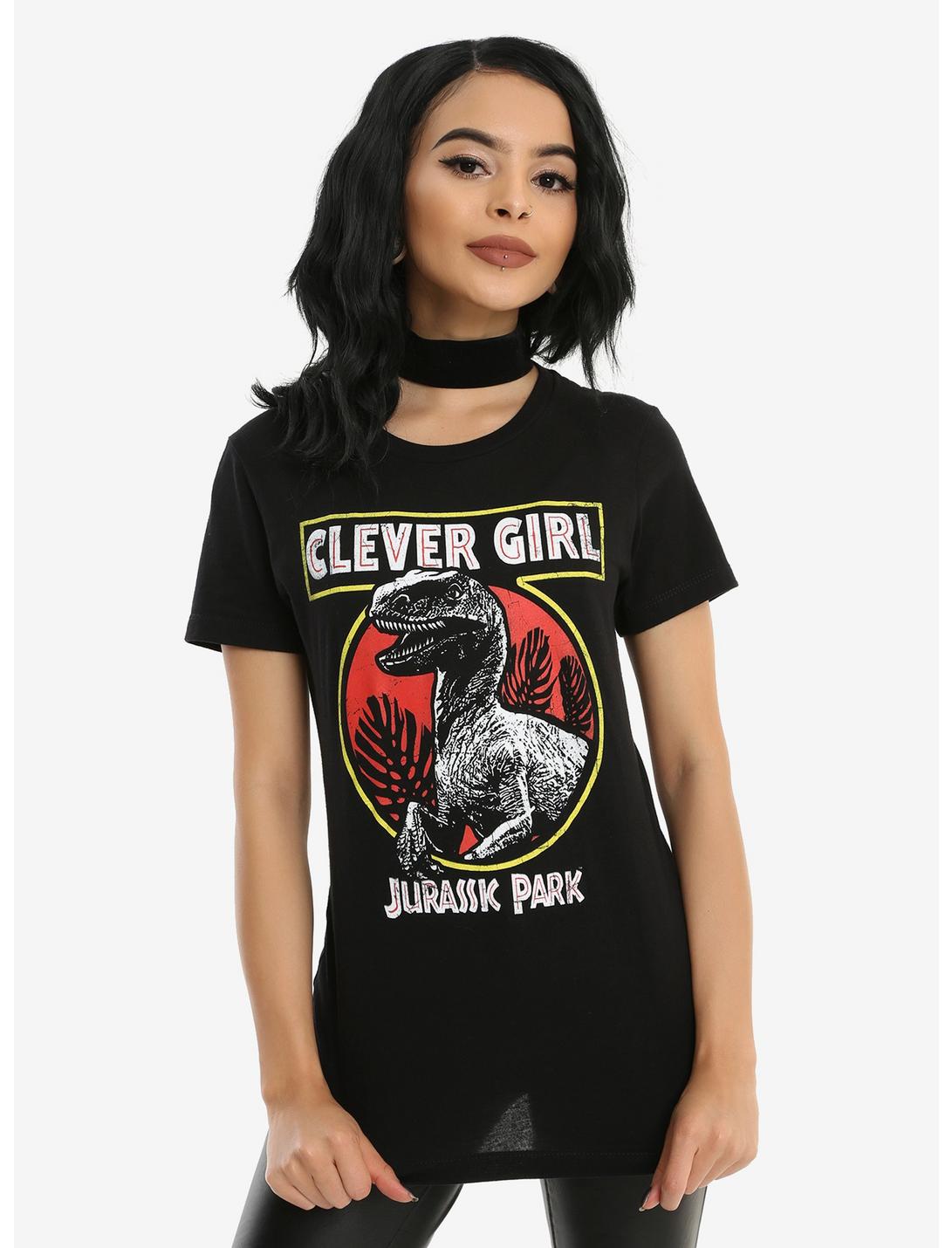 Jurassic Park Clever Girl Girls T-Shirt, BLACK, hi-res