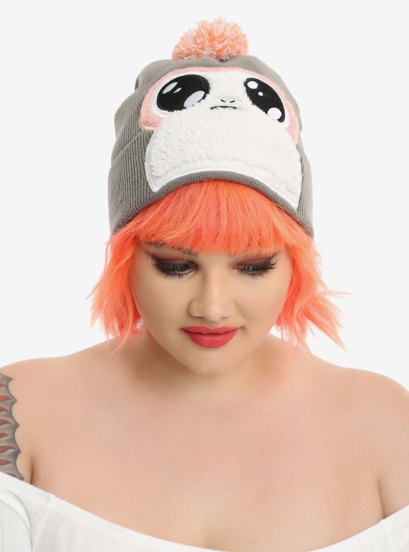 Star Wars: The Last Jedi Porg Face Pom Beanie, , hi-res