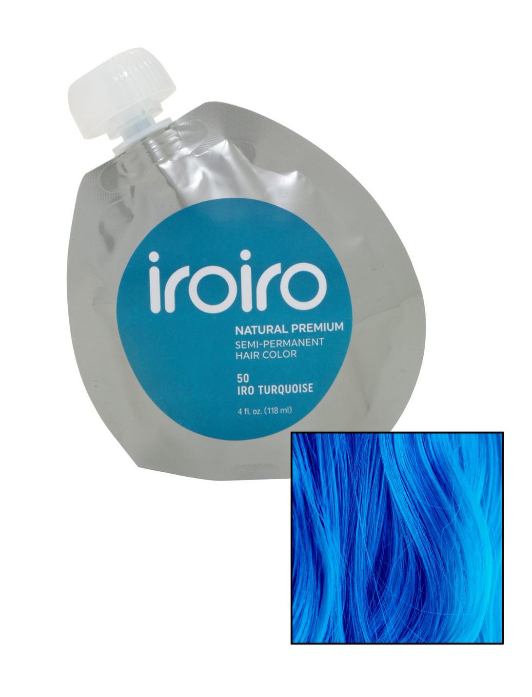 Iroiro Semi-Permanent Turquoise Hair Dye, , hi-res