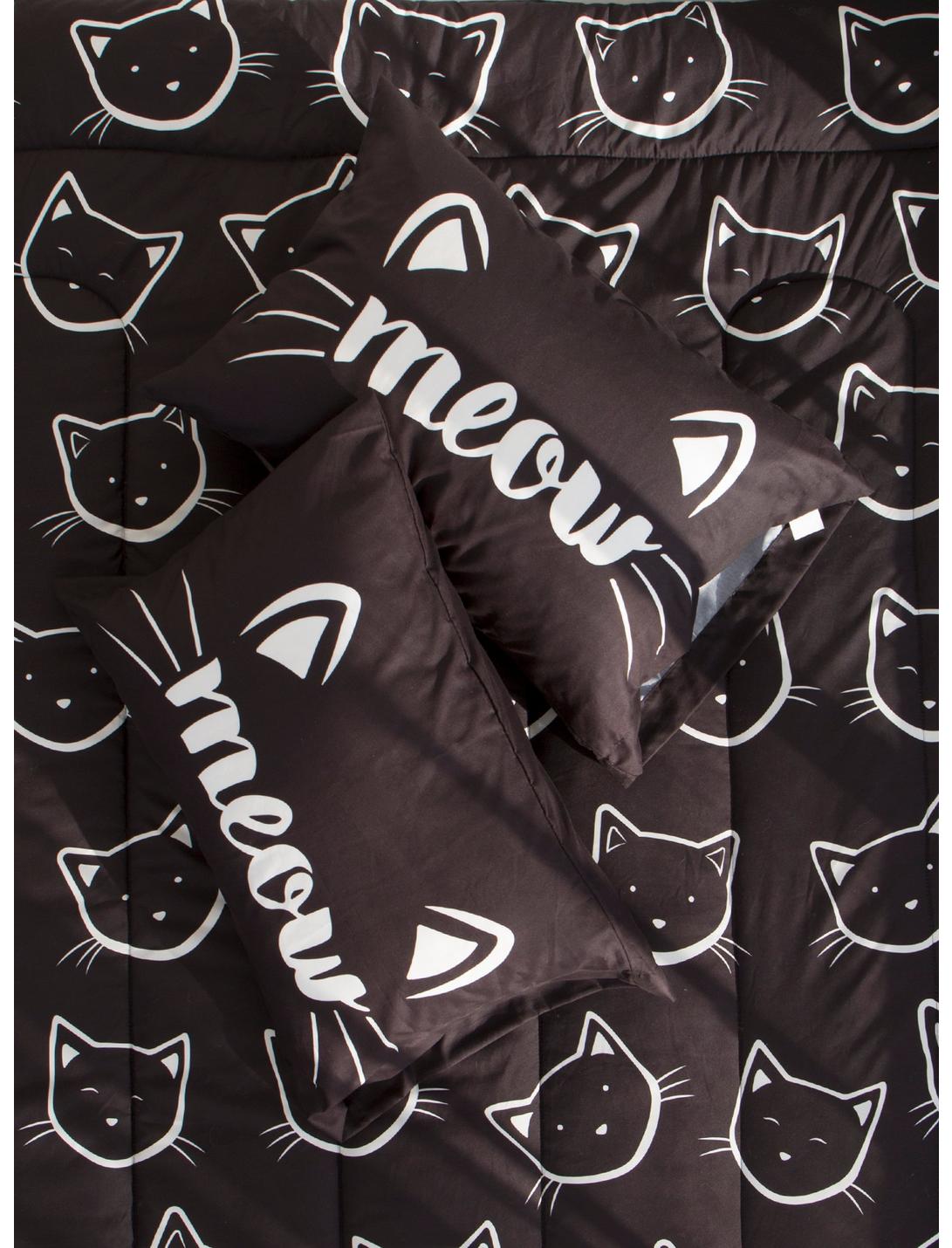 Kitty Meow Pillowcase Set, , hi-res