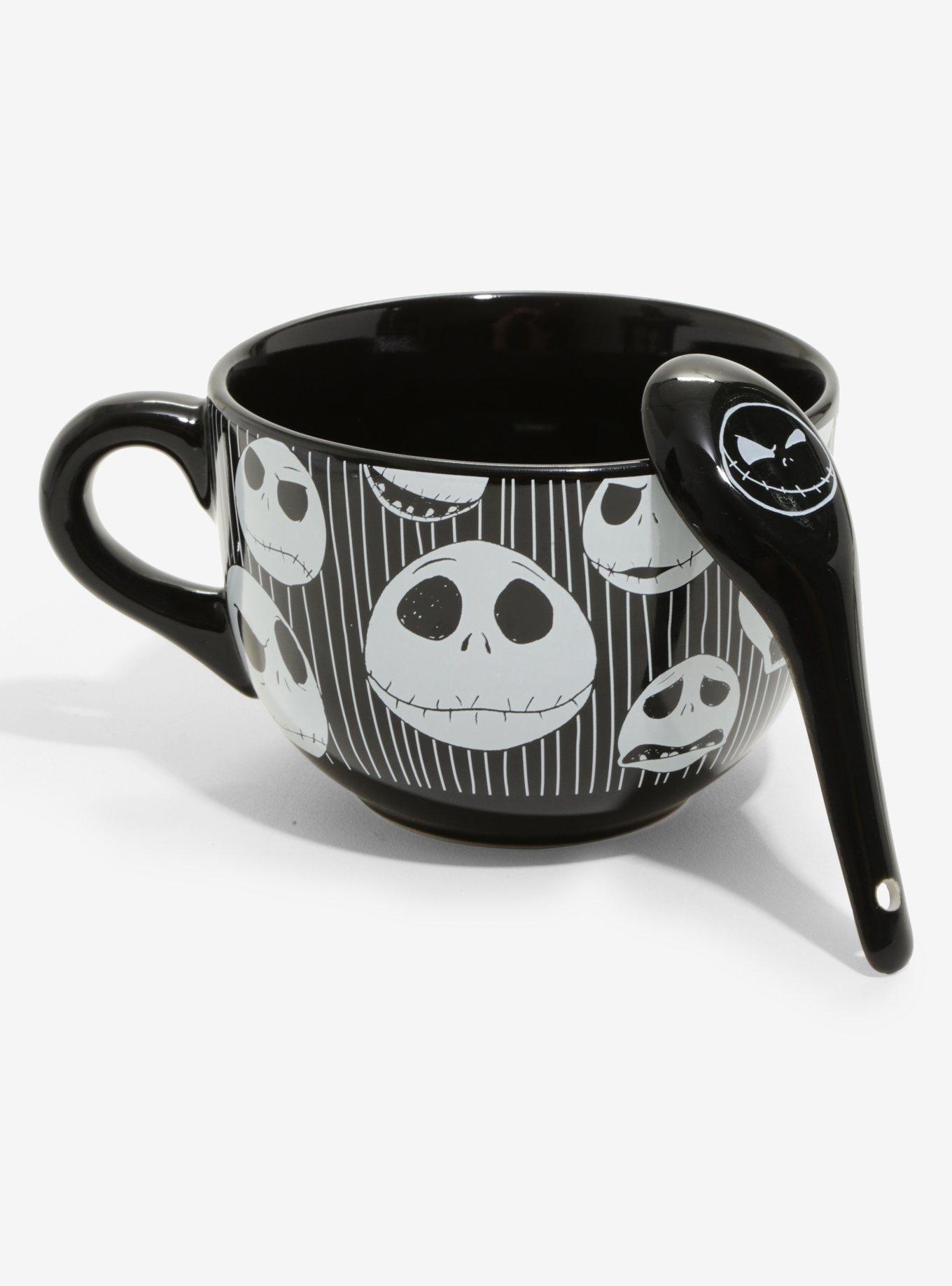 The Nightmare Before Christmas Jack Head Soup Mug & Spoon | Hot Topic