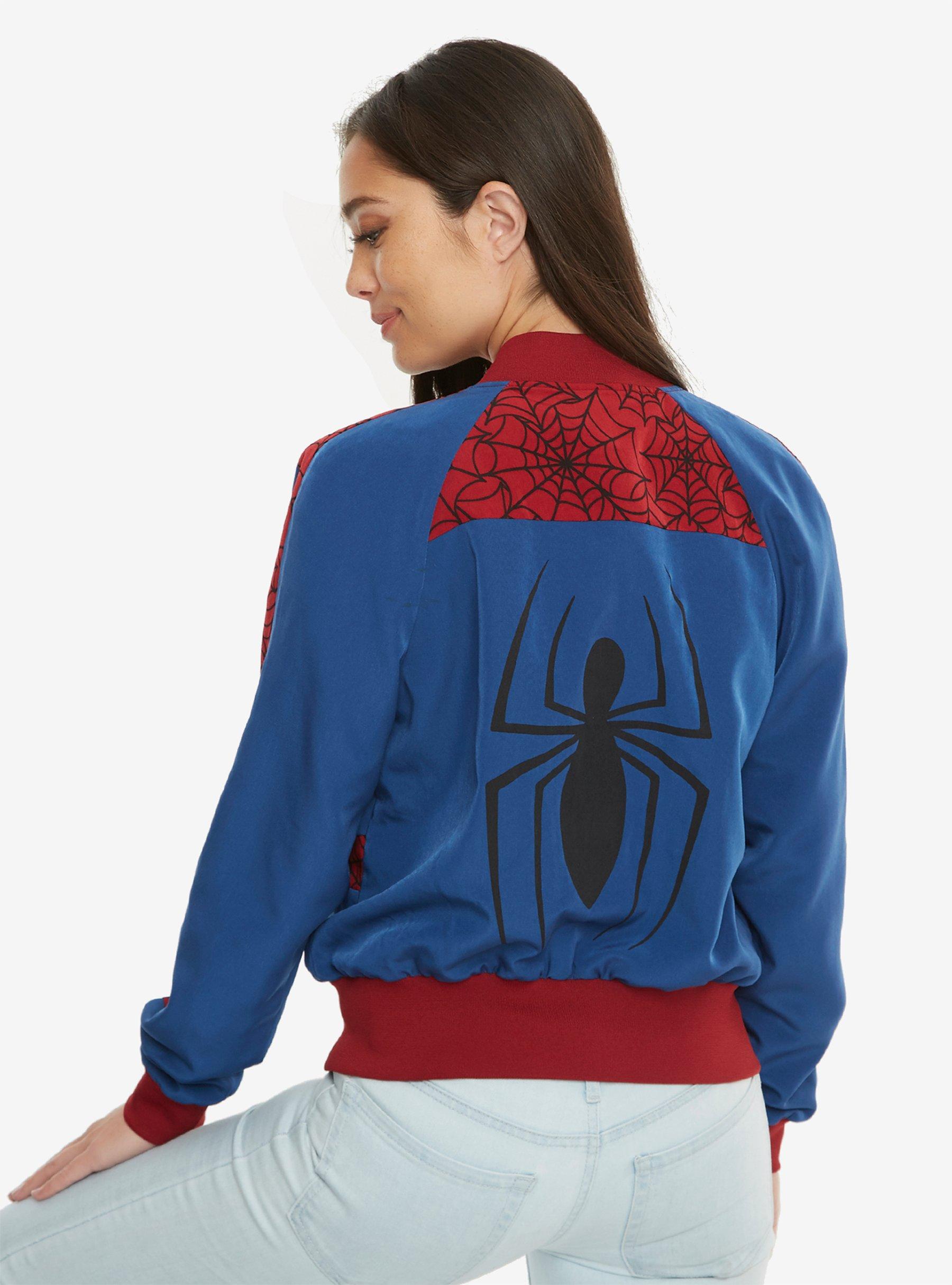 Marvel Spider-Man Satin Bomber Jacket, MULTI, hi-res