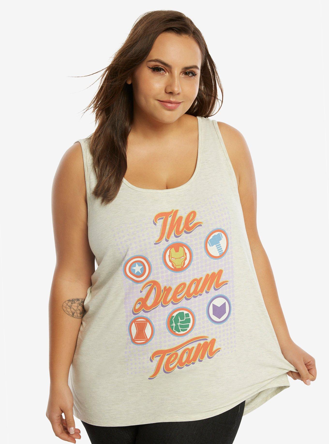 Marvel The Avengers Dream Team Tank Top Plus Size, , hi-res