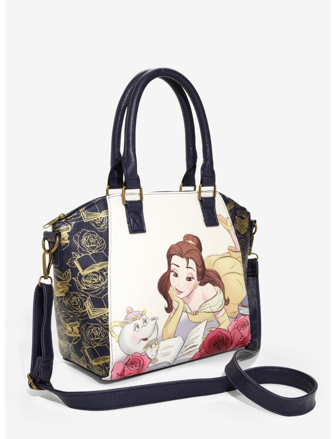 Loungefly Disney Beauty And The Beast Belle Reading Satchel, MULTI, hi-res