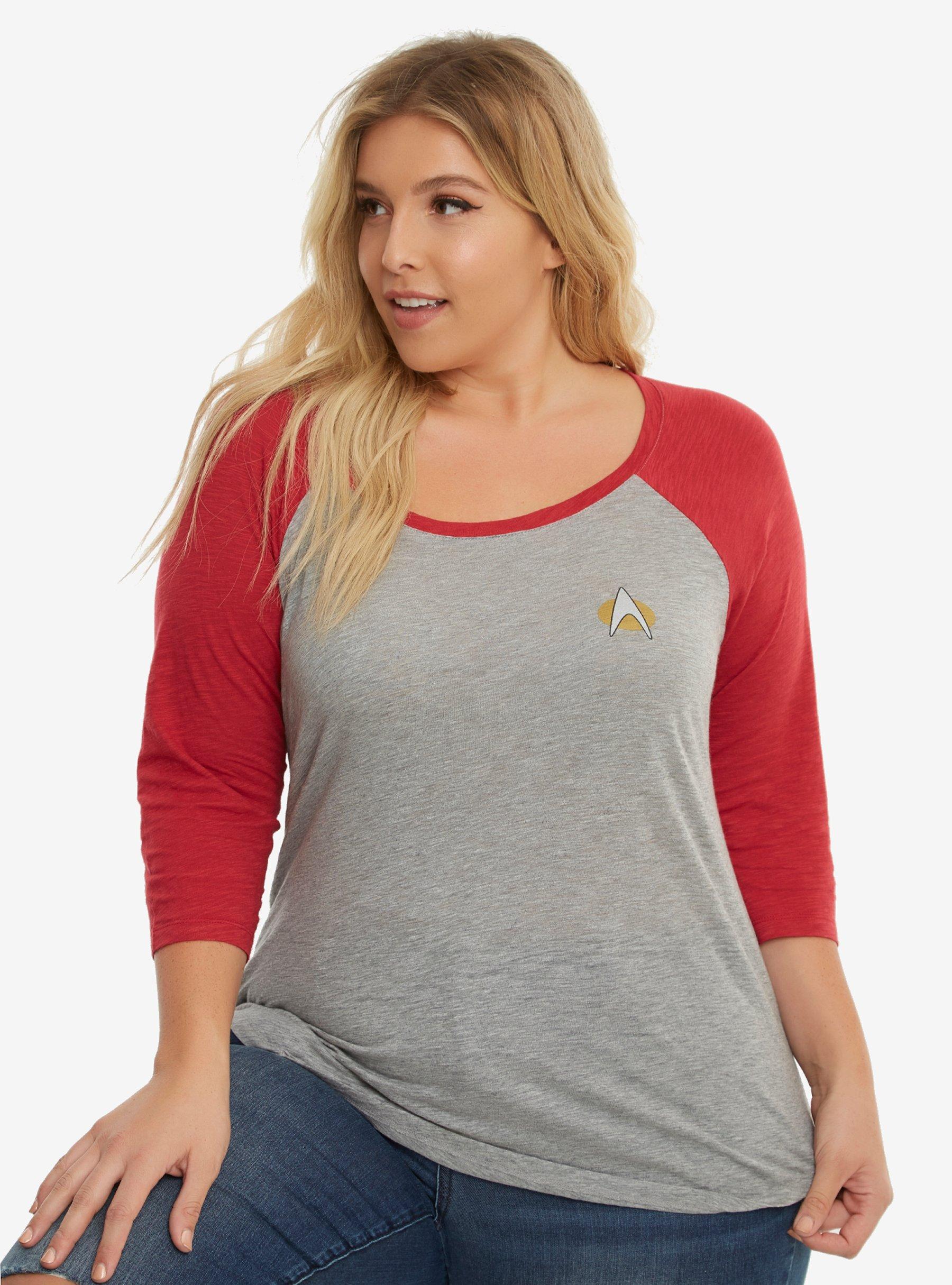 Star Trek Icon Raglan Plus Size, MULTI, hi-res