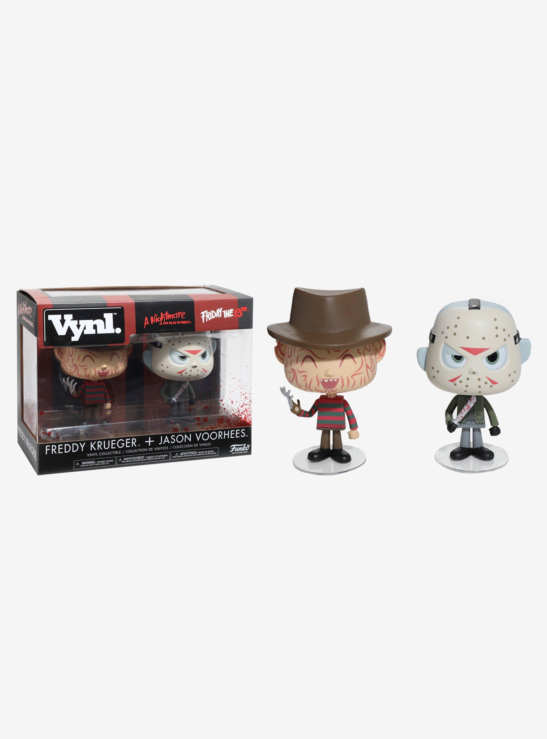 Funko Vynl. A Nightmare On Elm Street Friday The 13th Freddy Krueger & Jason Voorhees Vinyl Figures, , hi-res
