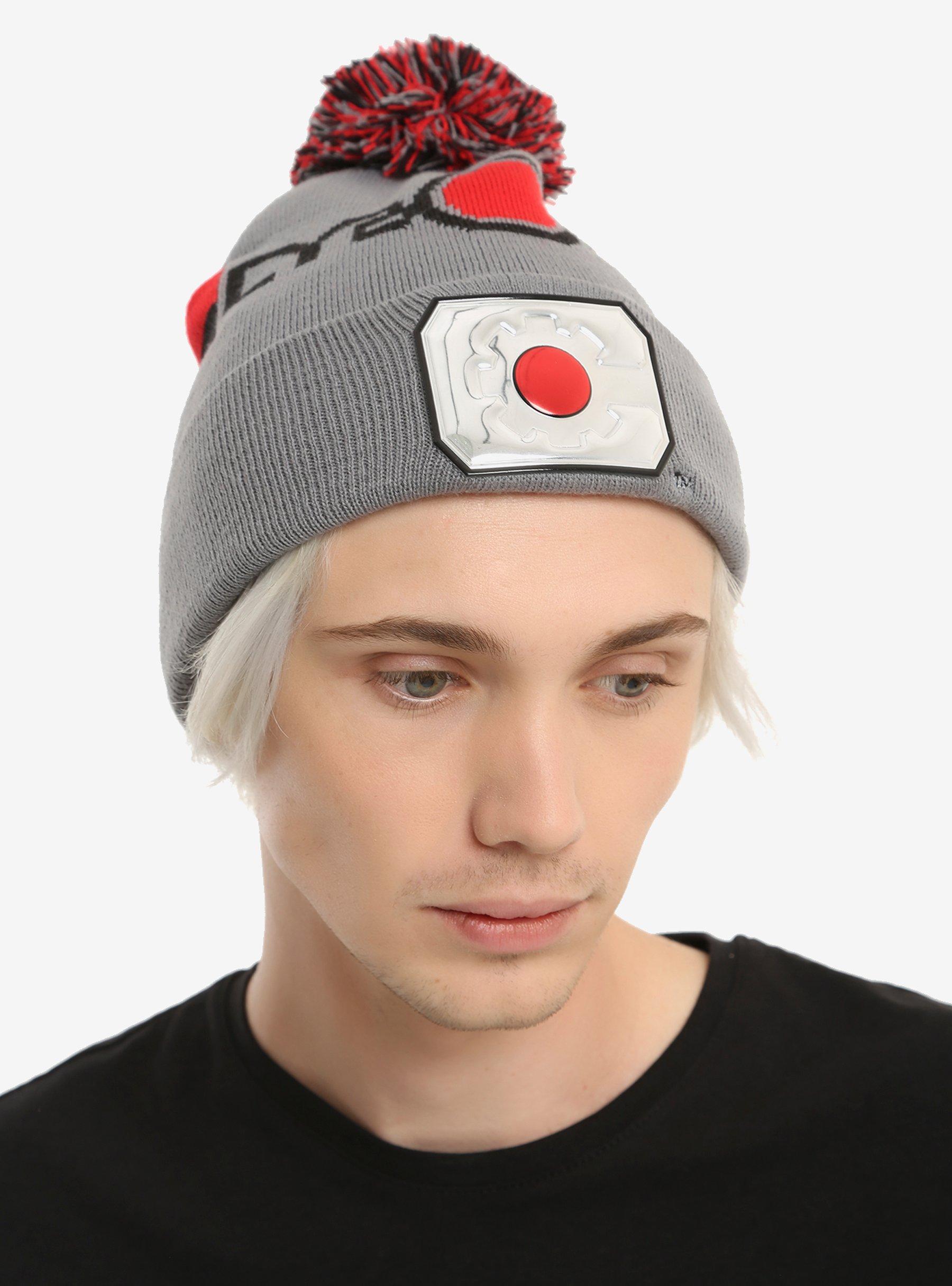DC Comics Justice League Cyborg Pom Beanie, , hi-res
