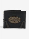 DC Comics Batman Metal Logo Bi-Fold Wallet - BoxLunch Exclusive, , hi-res