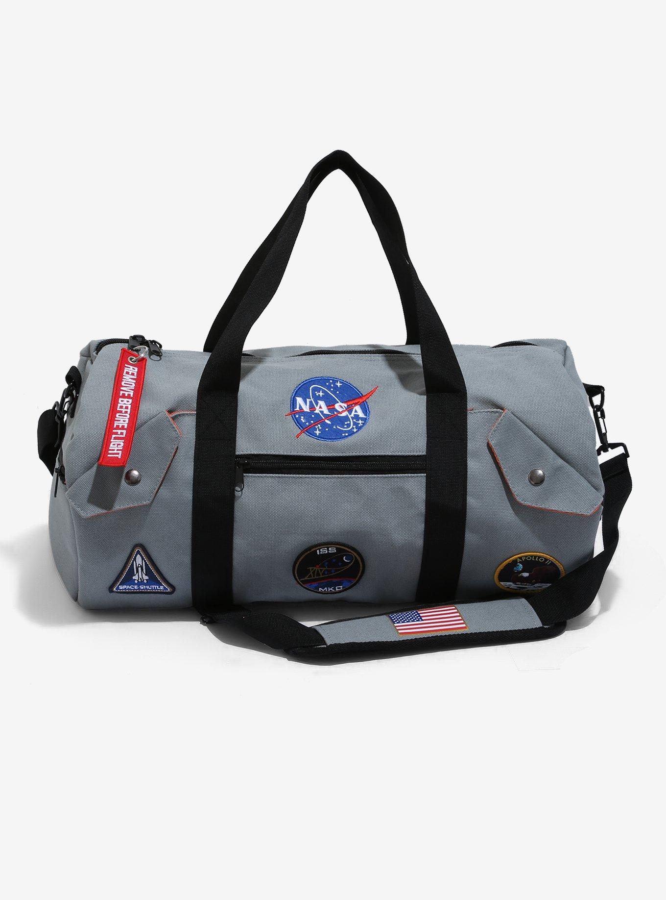 Duffle bag cheap with patches