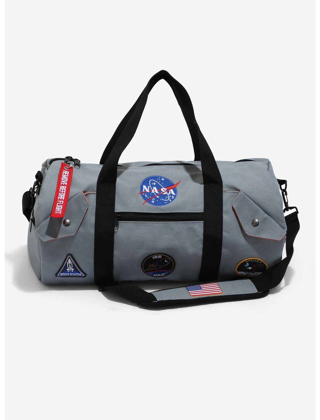 NASA Patches Duffel Bag - BoxLunch Exclusive, , hi-res