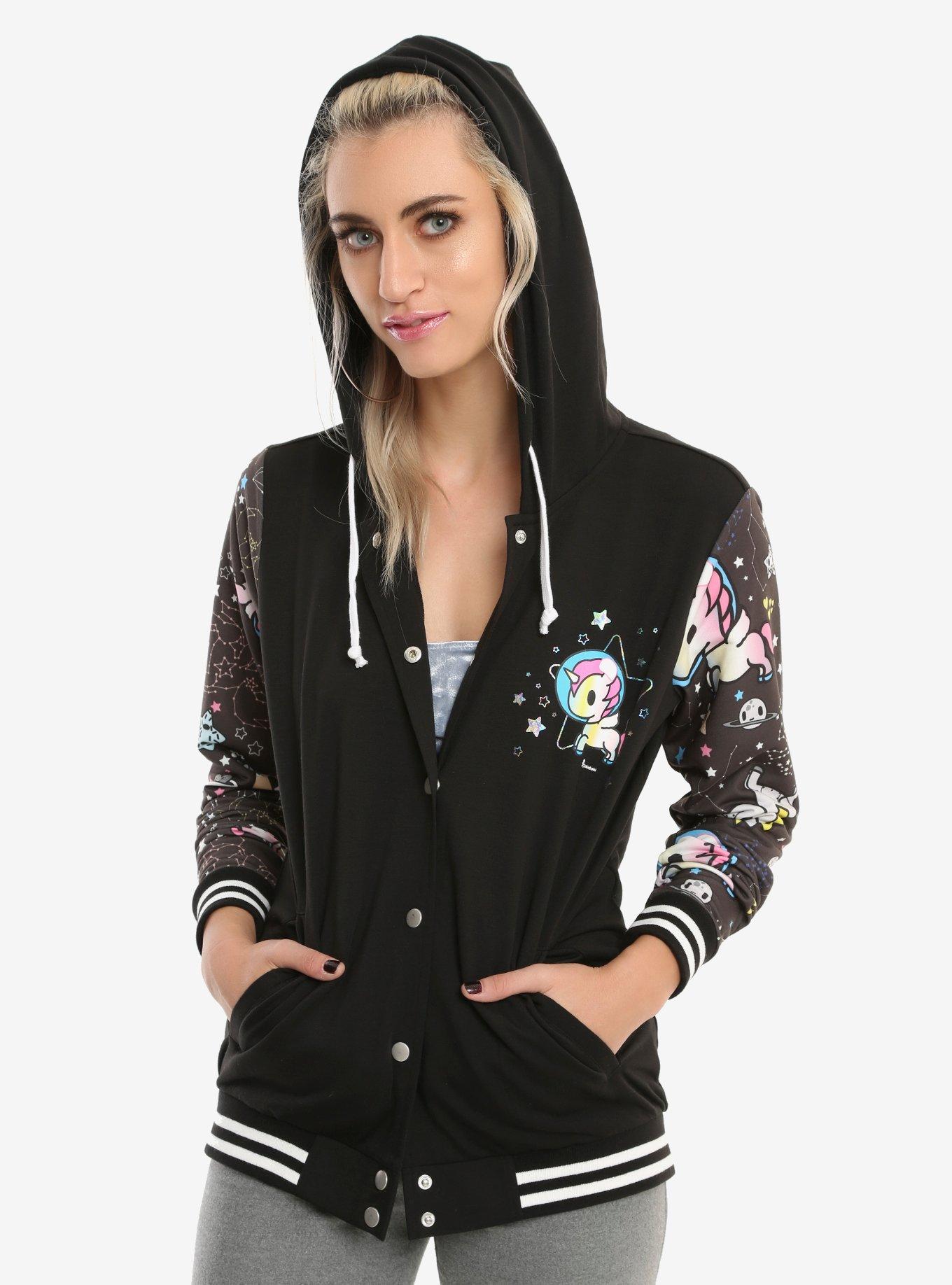 Tokidoki Unicorno Space Girls Varsity Jacket, MULTI, hi-res