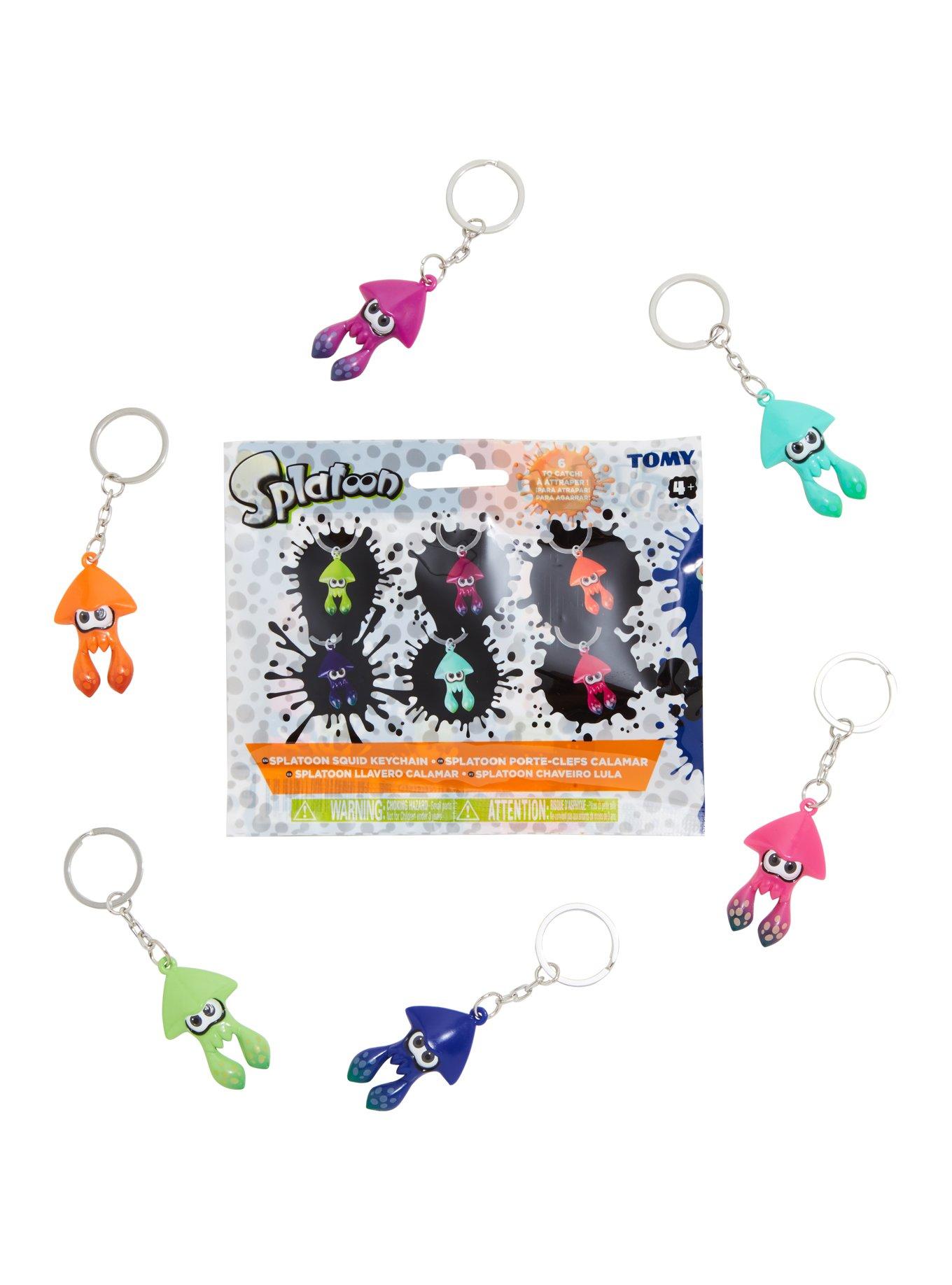 Splatoon Squid Key Chain Blind Bag Figure, , hi-res