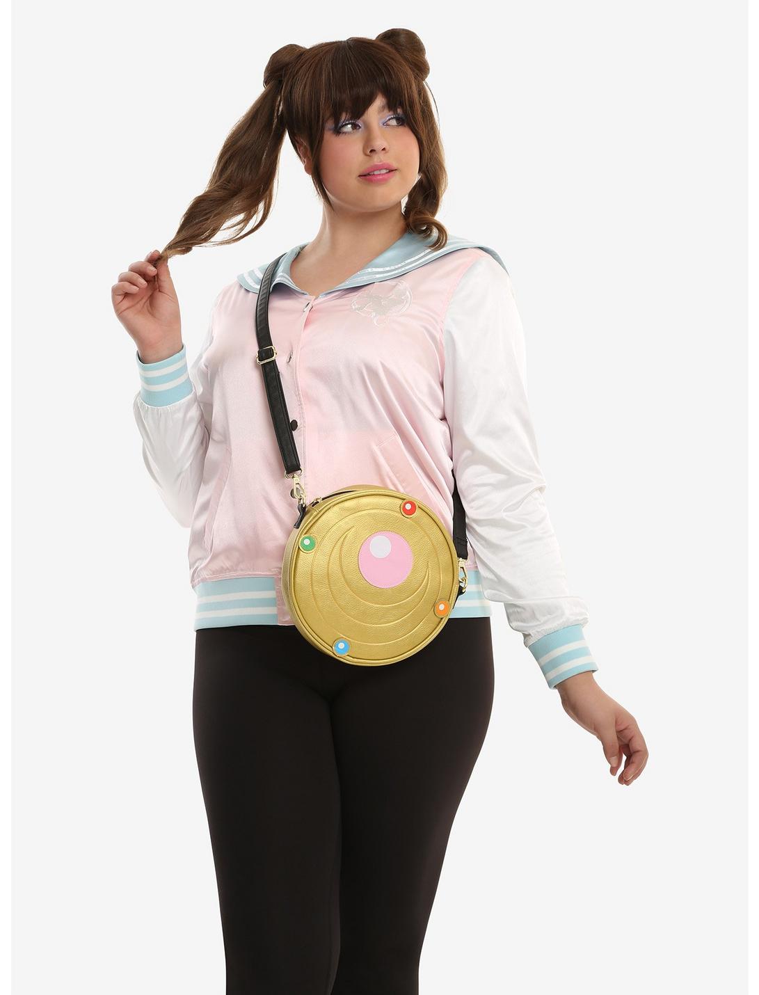 Loungefly Sailor Moon Transformation Brooch Crossbody Bag, , hi-res