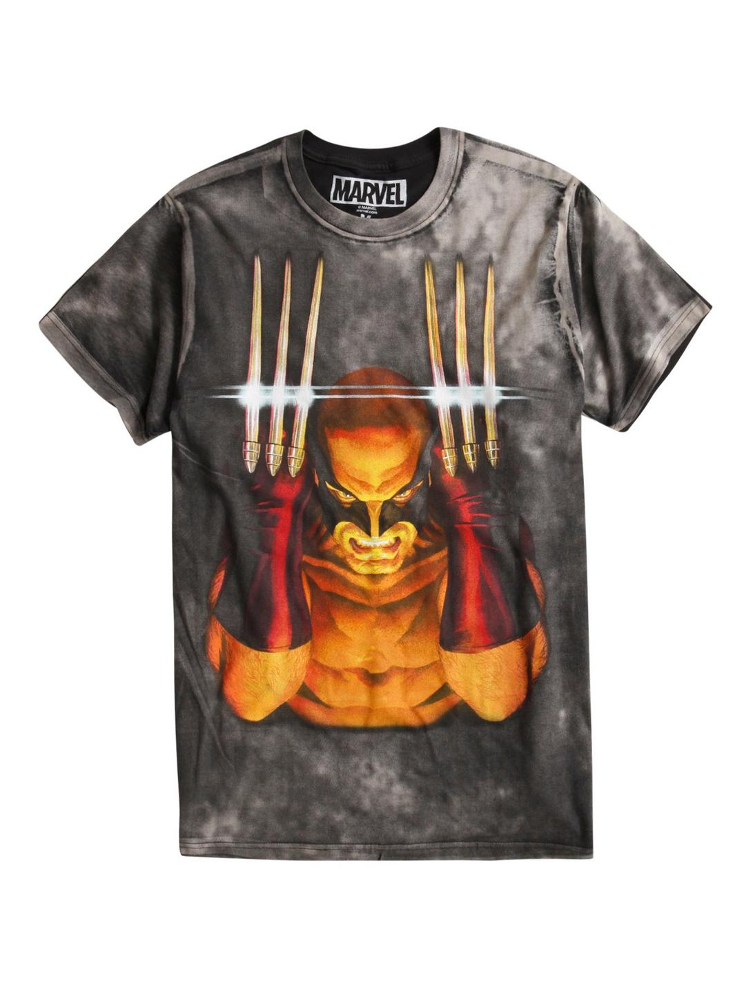 Marvel Wolverine Alex Ross Visions: Wolverine T-Shirt, TIE DYE, hi-res