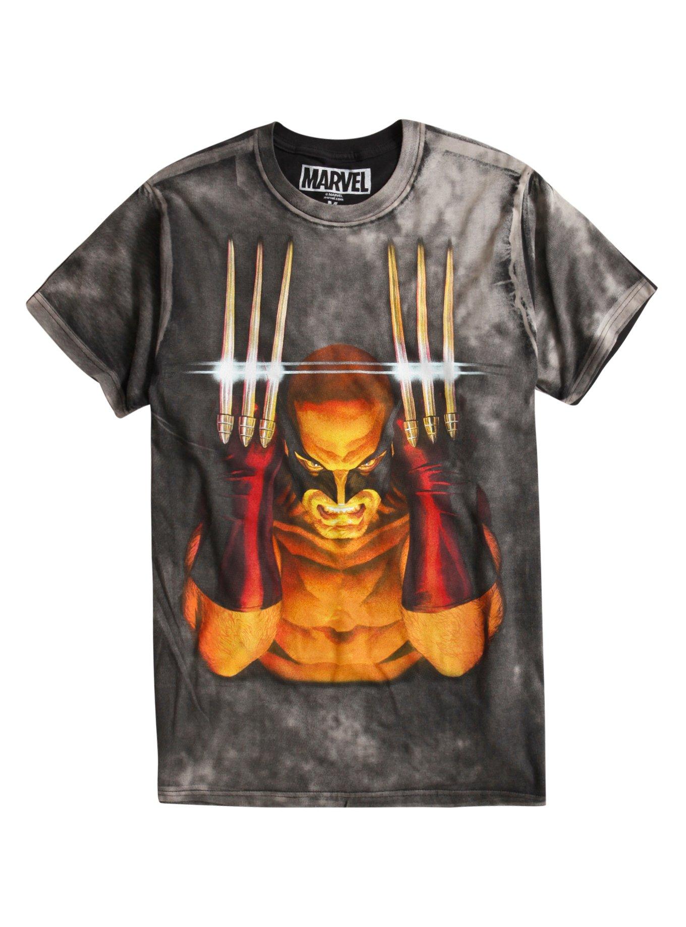 Marvel Wolverine Alex Ross Visions: Wolverine T-Shirt, TIE DYE, hi-res