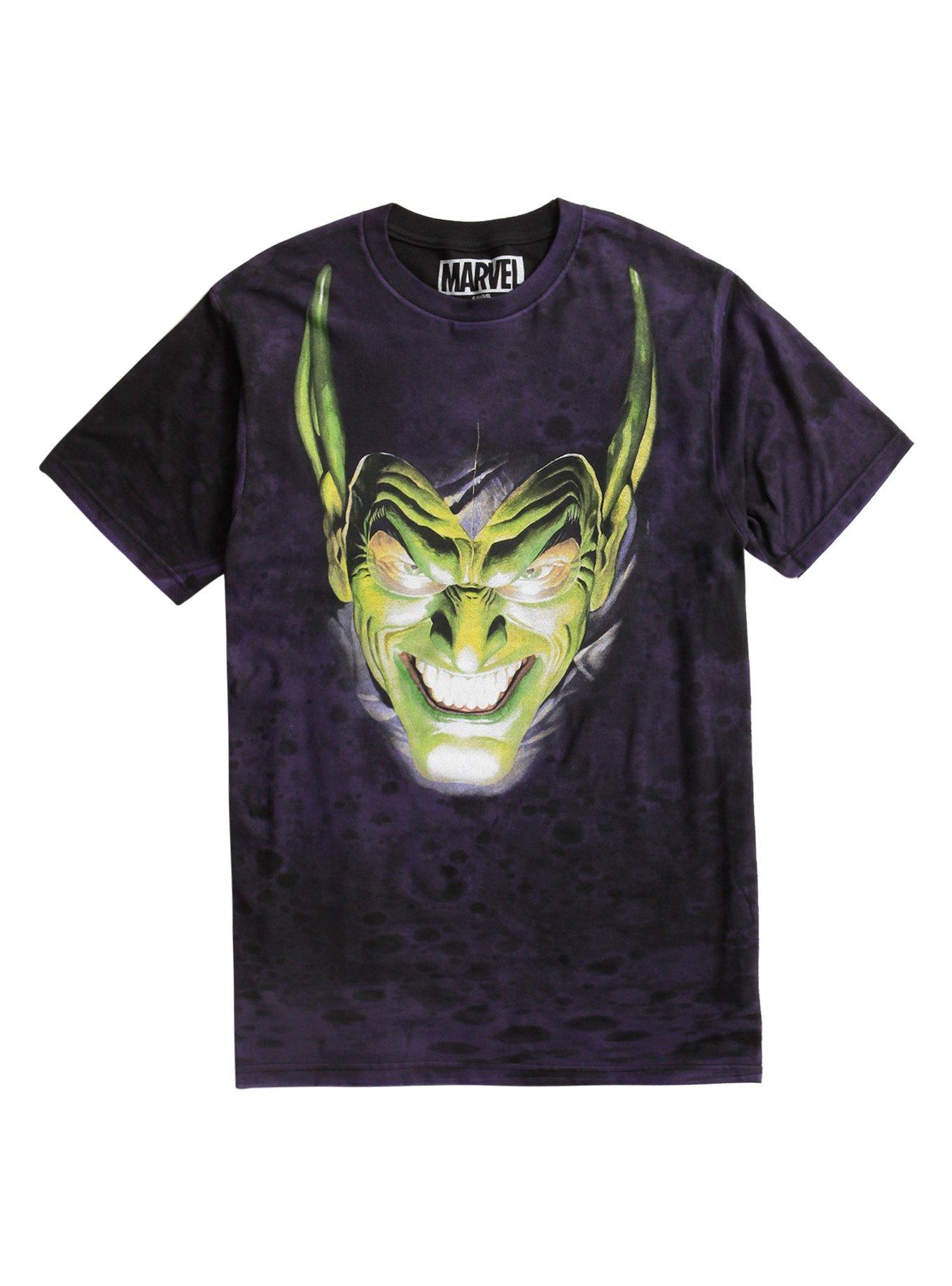 Marvel Green Goblin Alex Ross Art T-Shirt, TIE DYE, hi-res