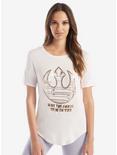 Star Wars Force Gold Foil Womens Tee - BoxLunch Exclusive, PINK, hi-res