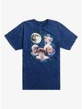 The Golden Girls Group Moon T-Shirt, TIE DYE, hi-res