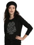 Her Universe Darth Vader Line Art Sweatshirt, BLACK, hi-res
