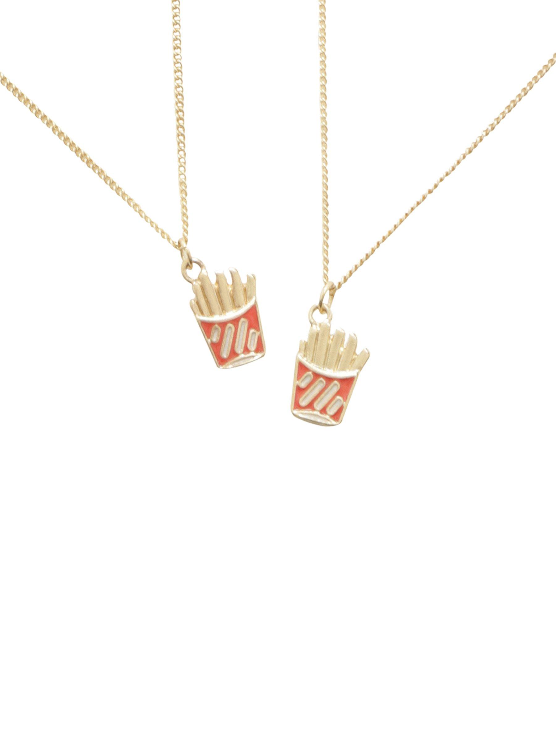 Fries Before Guys Best Friend Necklace Set, , hi-res