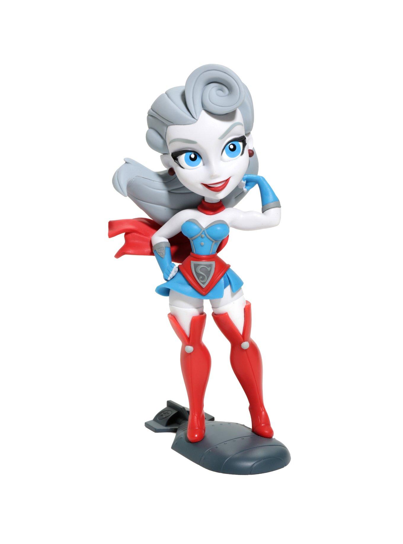 DC Comics Bombshells Supergirl Noir Edition Vinyl Figure Hot Topic Exclusive, , hi-res