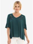 Harry Potter Wands Fashion Top, GREEN, hi-res