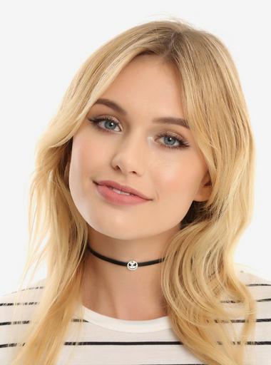 The Nightmare Before Christmas Jack Face Sliding Charm Choker