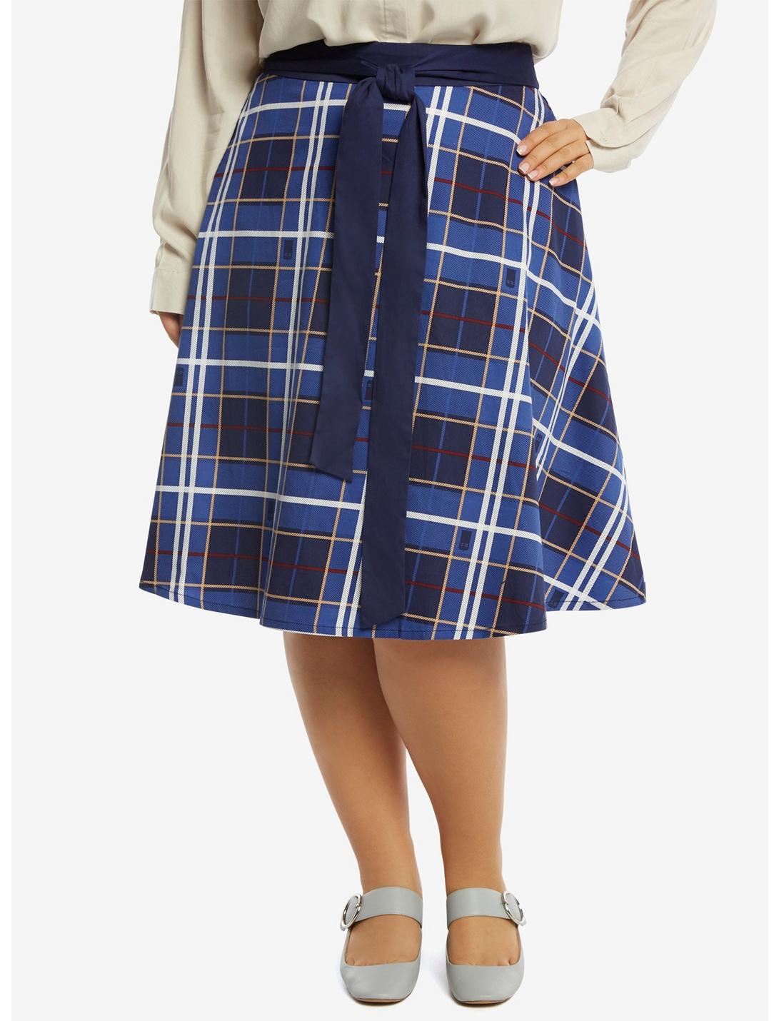 Doctor Who Plaid Skirt Plus Size, MULTI, hi-res