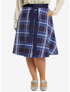 Plus Size Doctor Who Plaid Skirt Plus Size, , hi-res