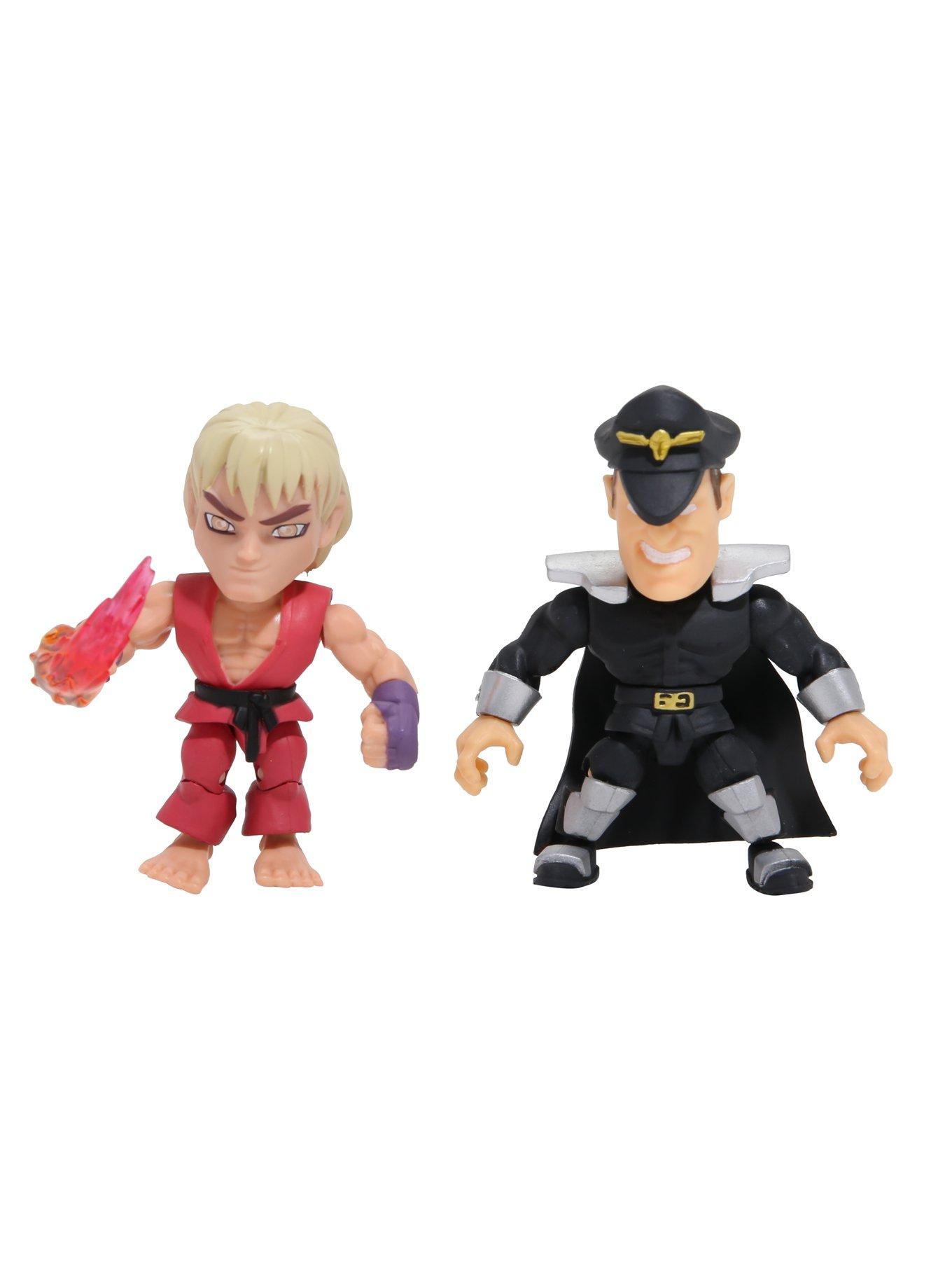 Street Fighter X The Loyal Subjects Violent Ken Vs. M. Bison Action Vinyls Figures 2017 Convention Exclusive, , hi-res