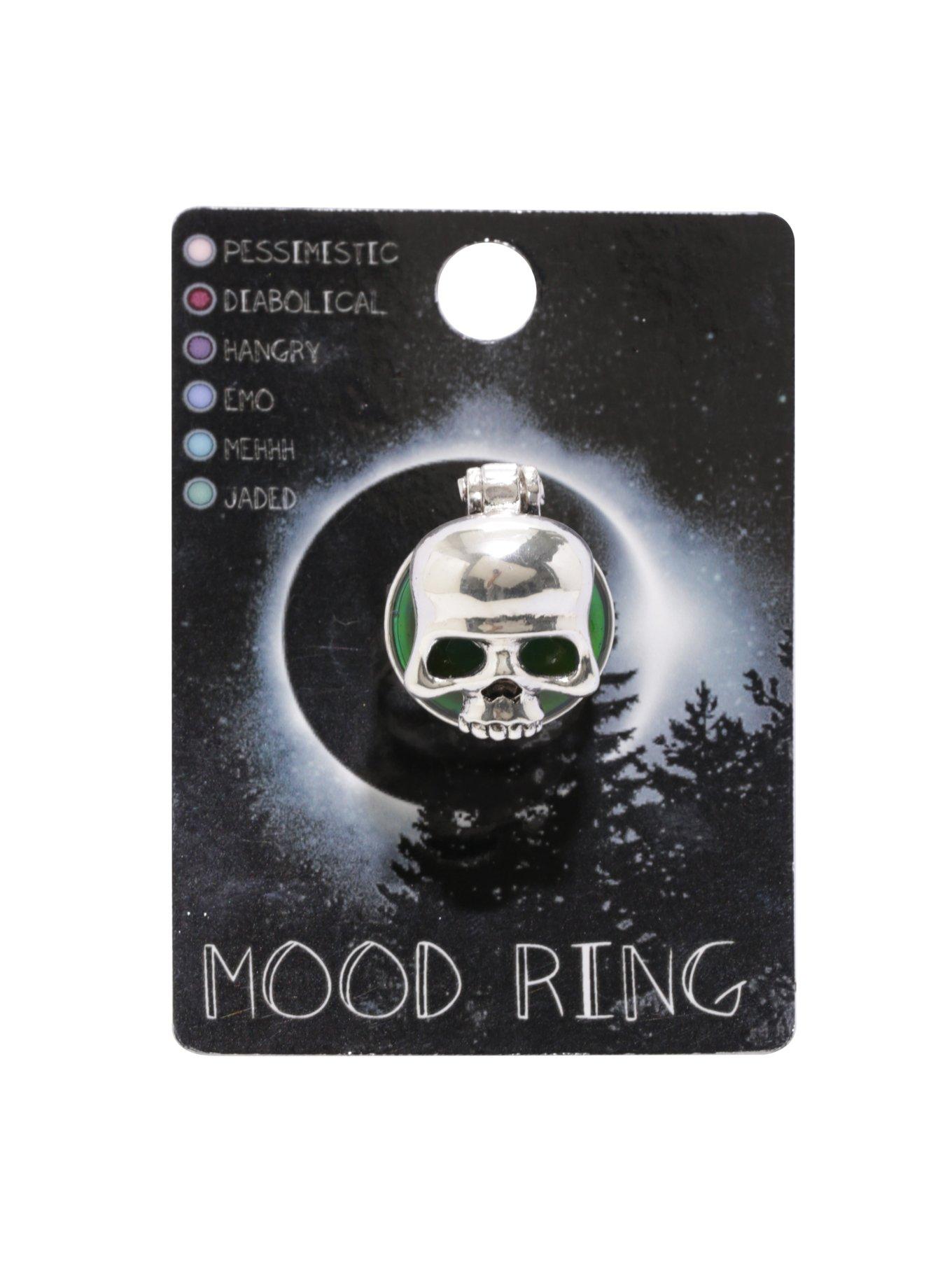 Hinged Skull Mood Ring, , hi-res