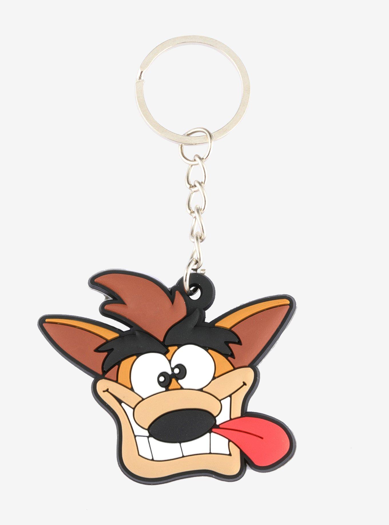 Crash Bandicoot Face Key Chain, , hi-res